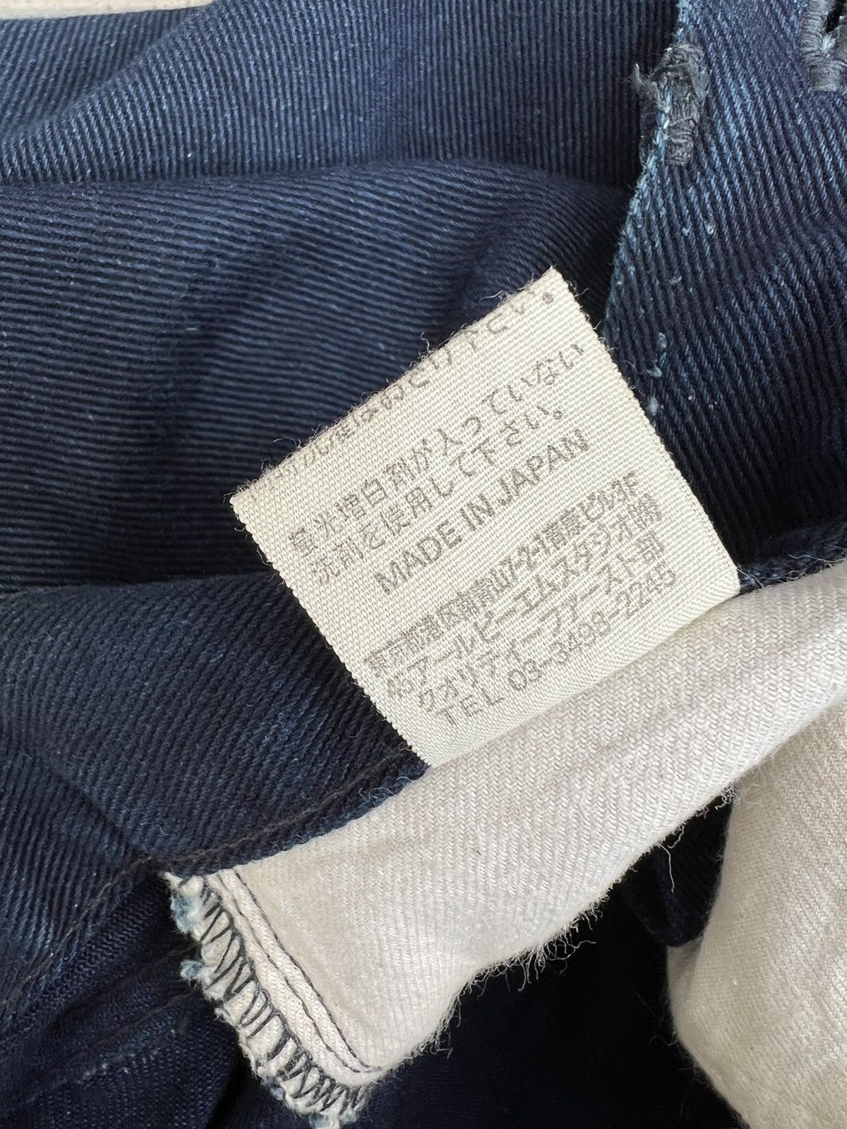 45rpm Vintage 45rpm Japan Indigo Blue Denim Jeans L35 Size US 29 - 22 Thumbnail