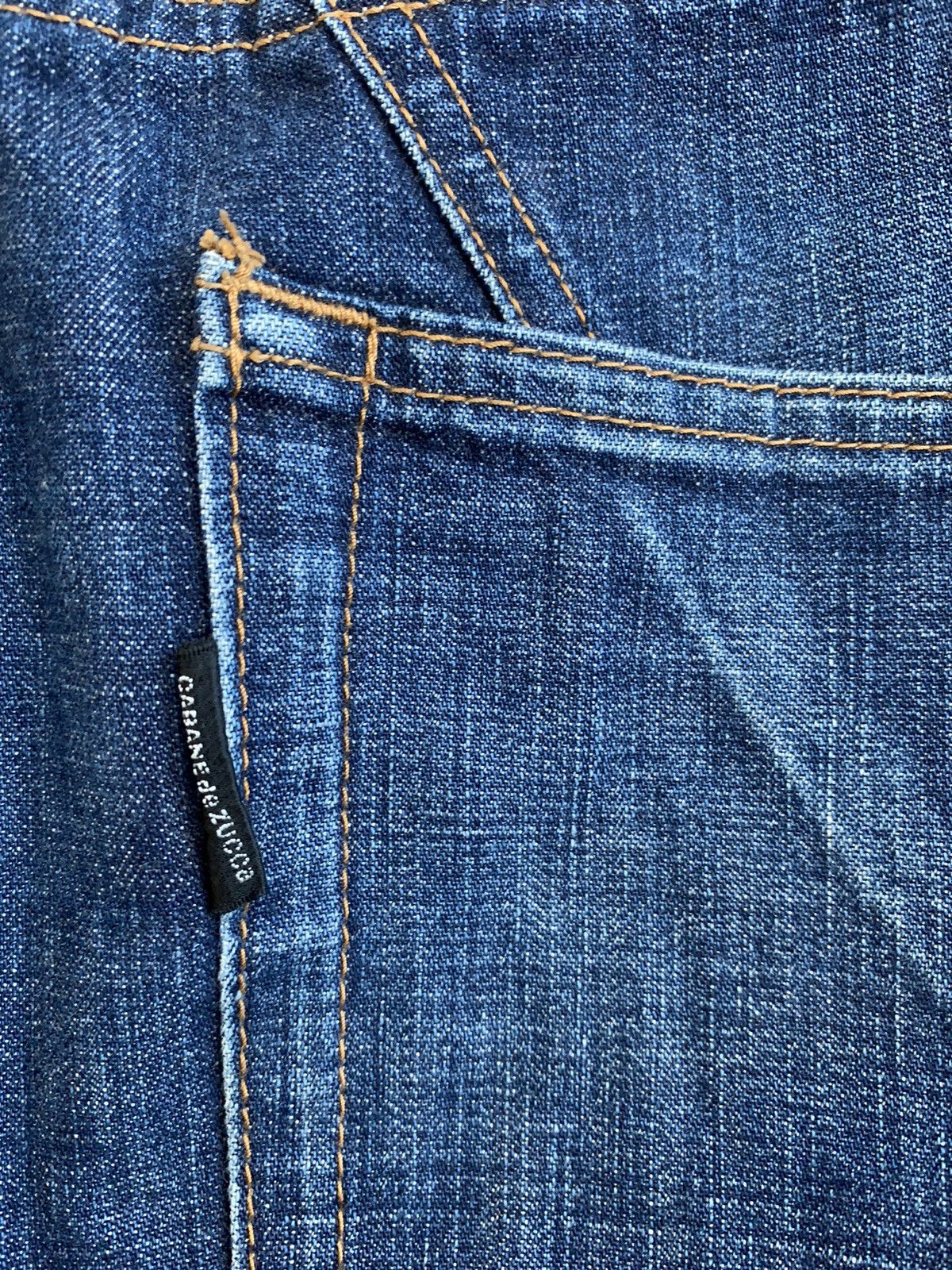 CABANE de ZUCCa × Issey Miyake × Japanese Brand CABANE DE ZUCCA JAPANESE BRAND SELVEDGE JEANS Size US 32 / EU 48 - 18 Thumbnail