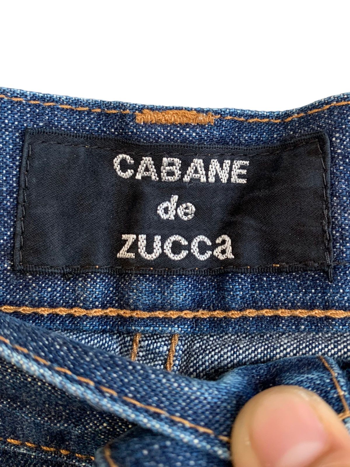 CABANE de ZUCCa × Issey Miyake × Japanese Brand CABANE DE ZUCCA JAPANESE BRAND SELVEDGE JEANS Size US 32 / EU 48 - 3 Thumbnail
