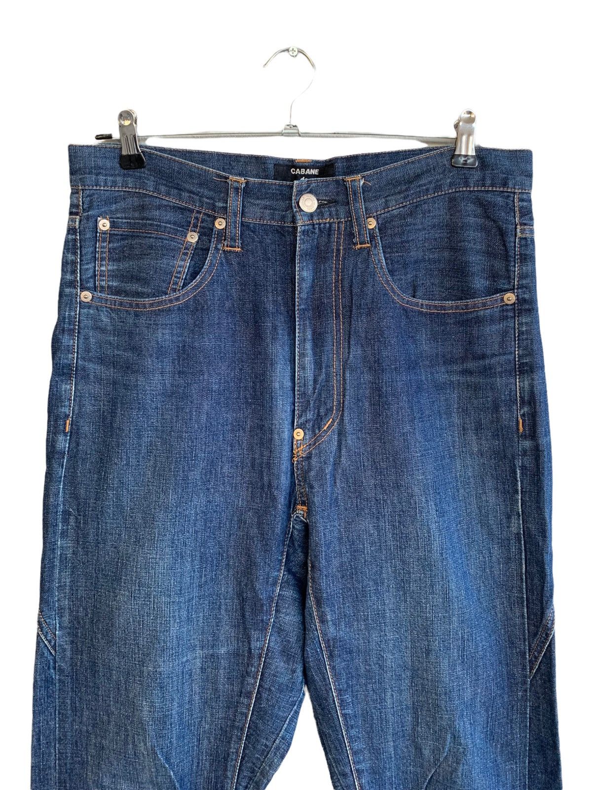 CABANE de ZUCCa × Issey Miyake × Japanese Brand CABANE DE ZUCCA JAPANESE BRAND SELVEDGE JEANS Size US 32 / EU 48 - 10 Thumbnail