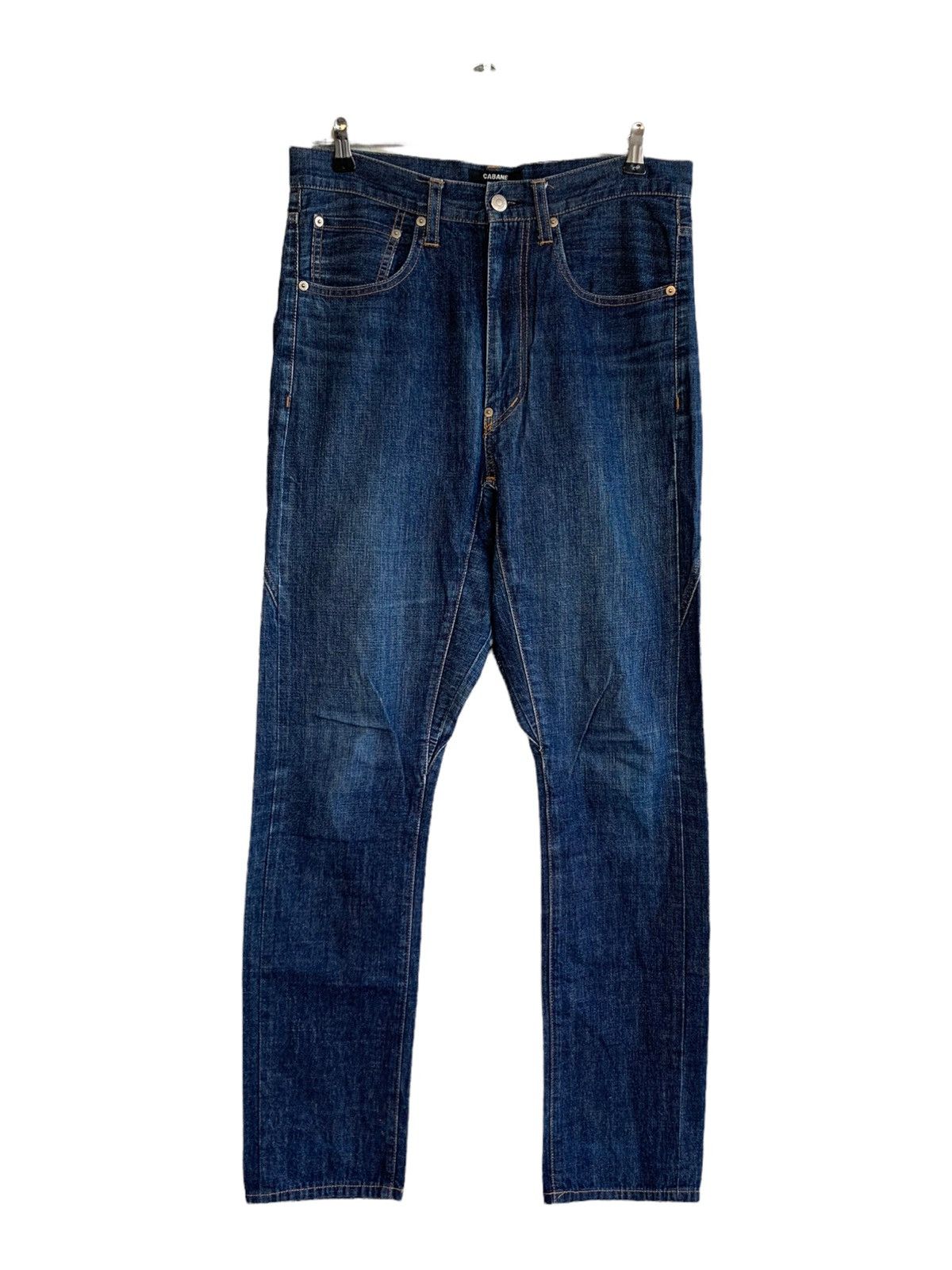 CABANE de ZUCCa × Issey Miyake × Japanese Brand CABANE DE ZUCCA JAPANESE BRAND SELVEDGE JEANS Size US 32 / EU 48 - 2 Thumbnail