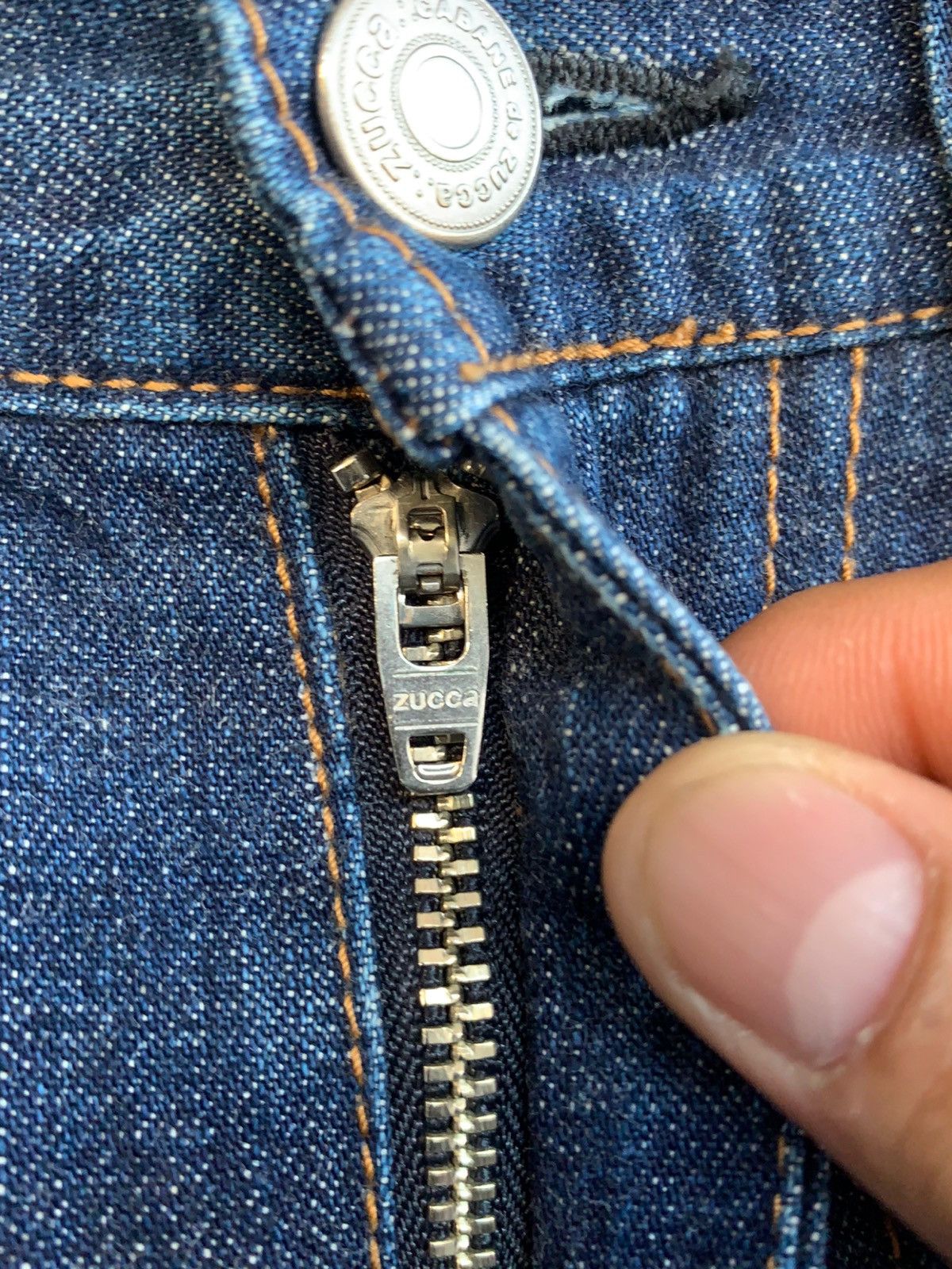 CABANE de ZUCCa × Issey Miyake × Japanese Brand CABANE DE ZUCCA JAPANESE BRAND SELVEDGE JEANS Size US 32 / EU 48 - 6 Thumbnail