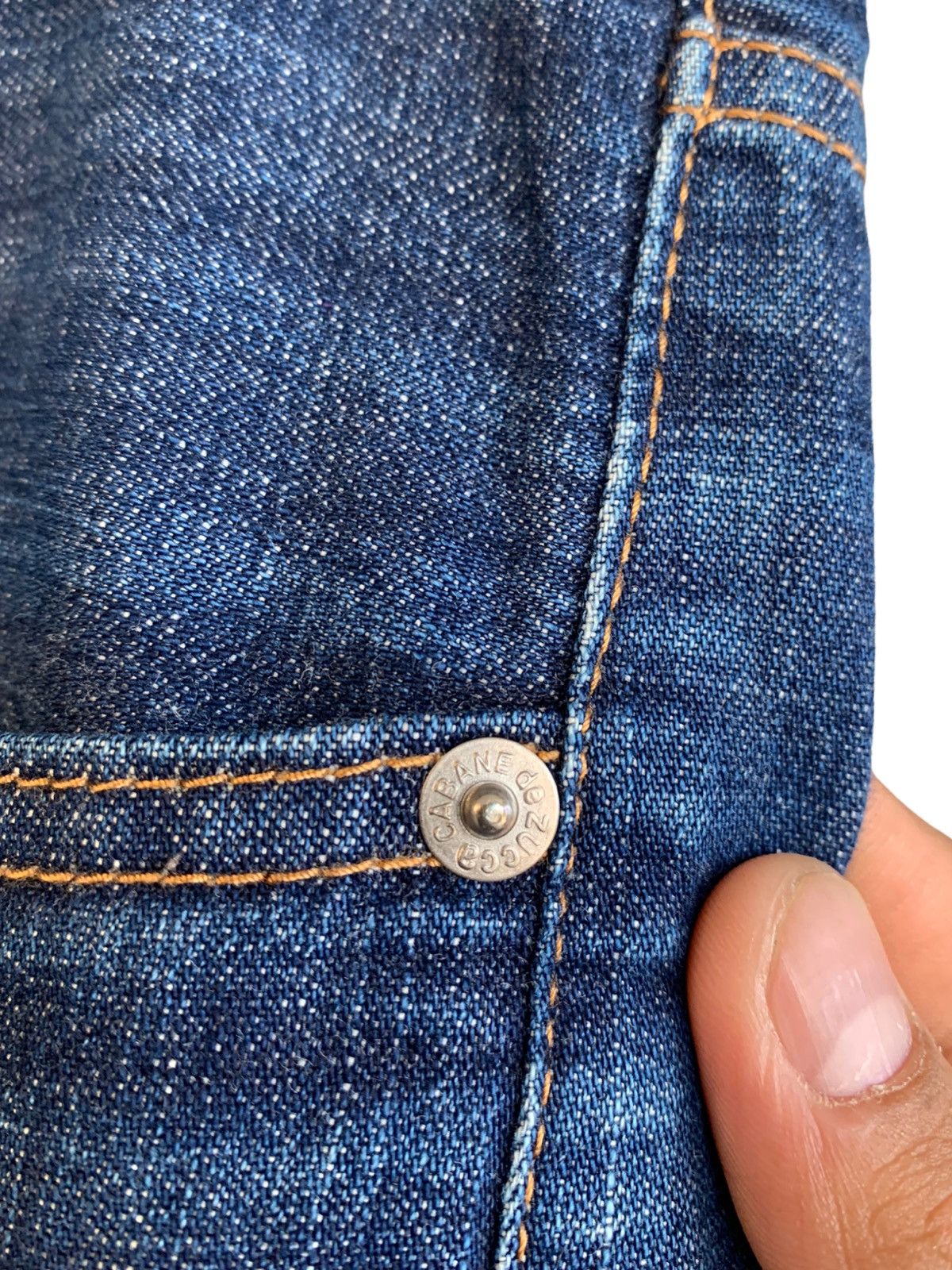CABANE de ZUCCa × Issey Miyake × Japanese Brand CABANE DE ZUCCA JAPANESE BRAND SELVEDGE JEANS Size US 32 / EU 48 - 5 Thumbnail