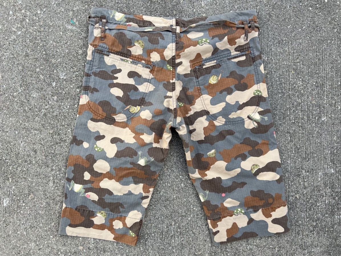 Issey Miyake Vintage TC Floral Fauna Camo Drawstring Waist Short Pant Size US 31 - 5 Thumbnail