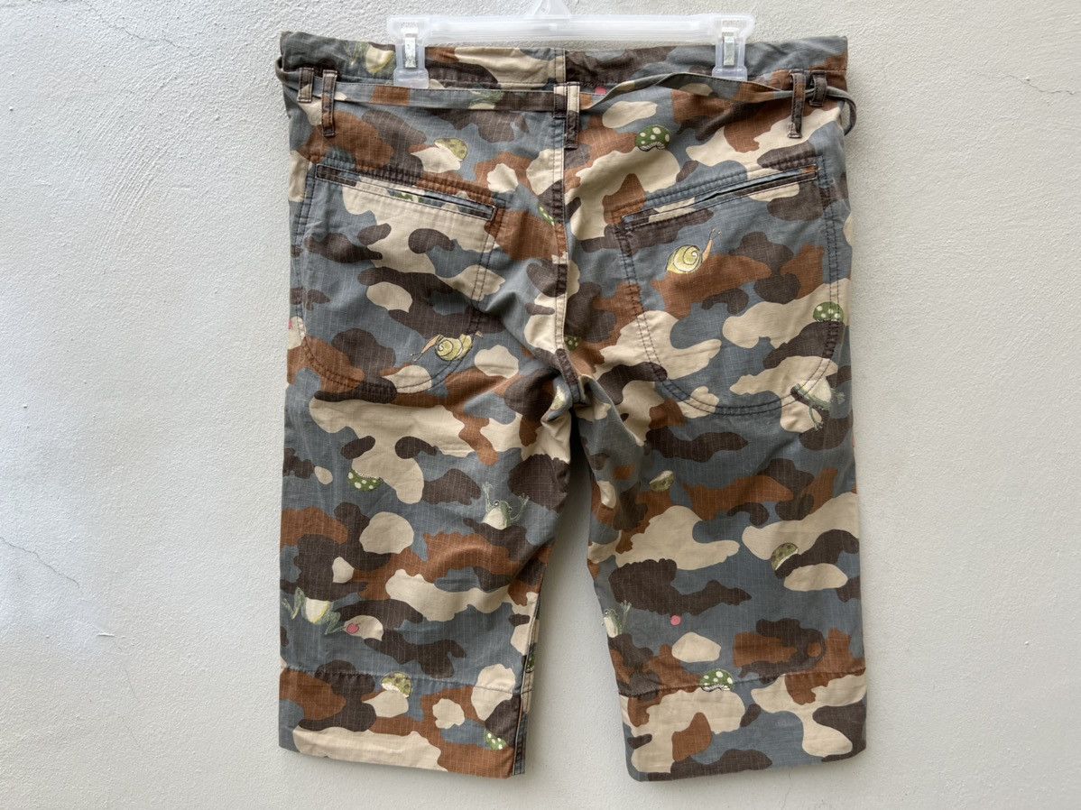 Issey Miyake Vintage TC Floral Fauna Camo Drawstring Waist Short Pant Size US 31 - 15 Thumbnail