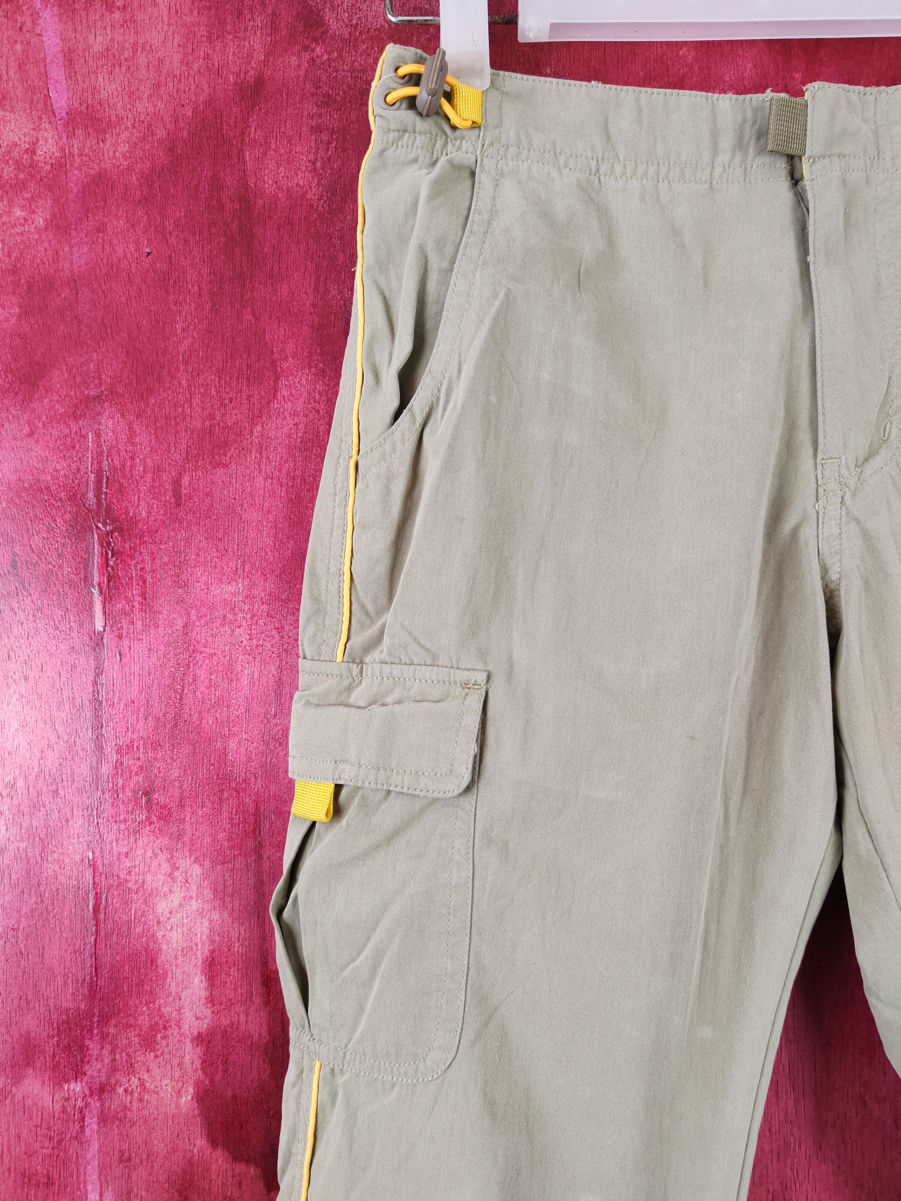 Japanese Brand × Vintage Piko H.L.W Brown Multi Pocket Tactical Cargo Pants #S430 Size 27" / US 4 / IT 40 - 3 Thumbnail