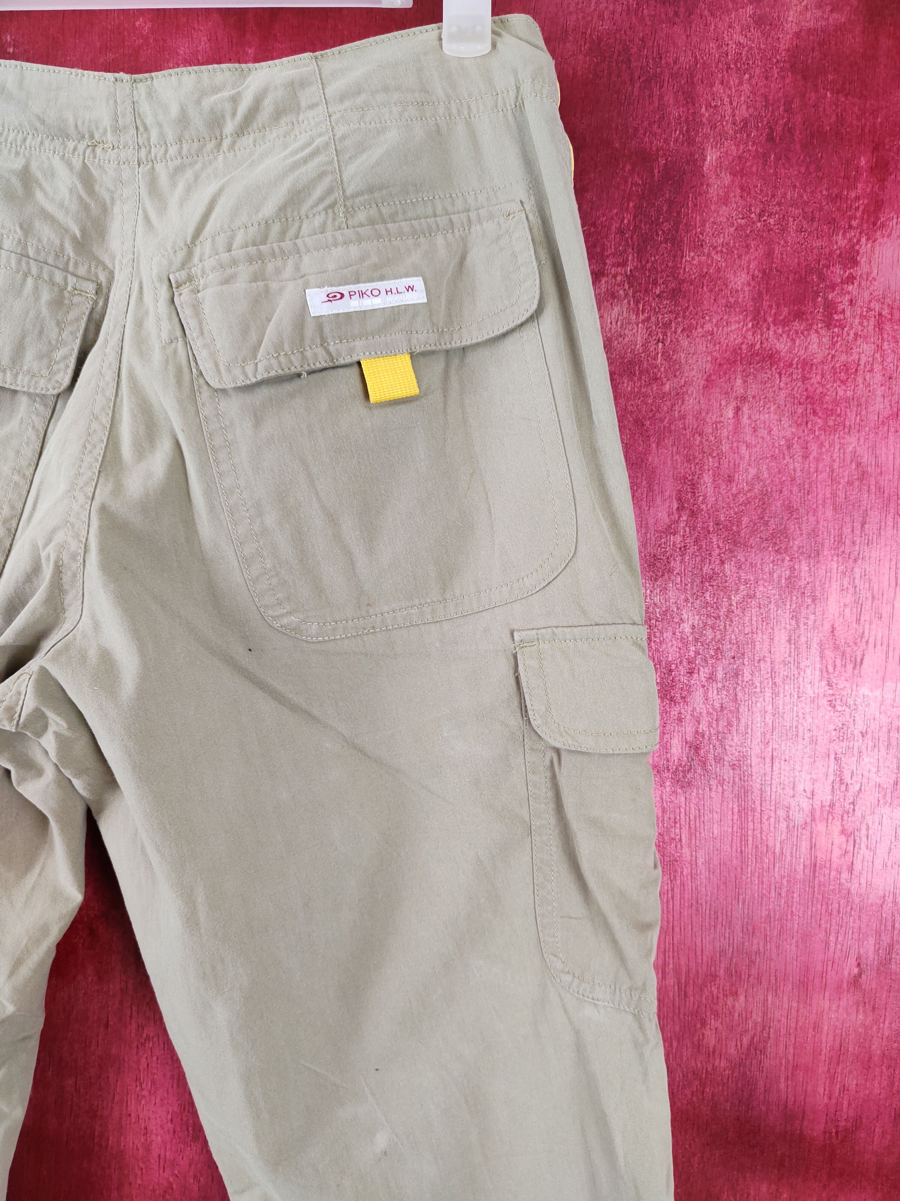 Japanese Brand × Vintage Piko H.L.W Brown Multi Pocket Tactical Cargo Pants #S430 Size 27" / US 4 / IT 40 - 10 Thumbnail