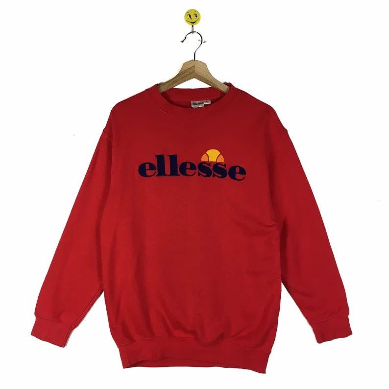 Vintage Ellesse Sweatshirt Big Logo Jumper