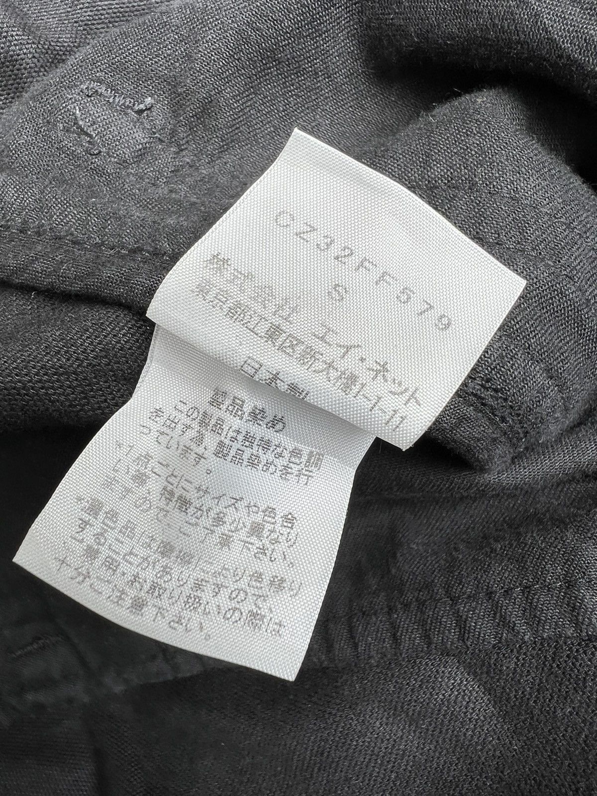 CABANE de ZUCCa VTG Cabane de Zucca Japan Sun Fade Black Linen Pant Size US 30 / EU 46 - 20 Thumbnail