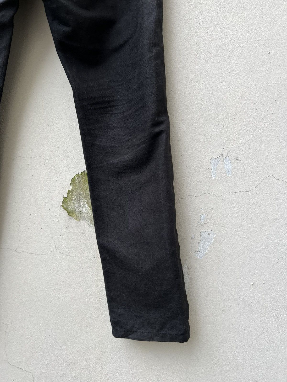 CABANE de ZUCCa VTG Cabane de Zucca Japan Sun Fade Black Linen Pant Size US 30 / EU 46 - 17 Thumbnail