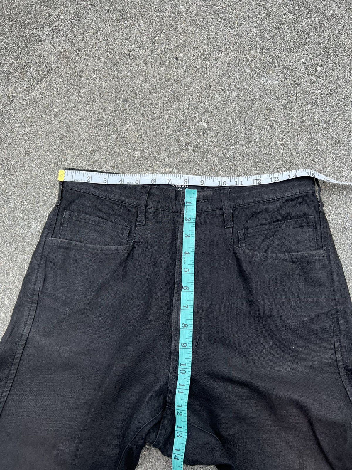 CABANE de ZUCCa VTG Cabane de Zucca Japan Sun Fade Black Linen Pant Size US 30 / EU 46 - 2 Thumbnail