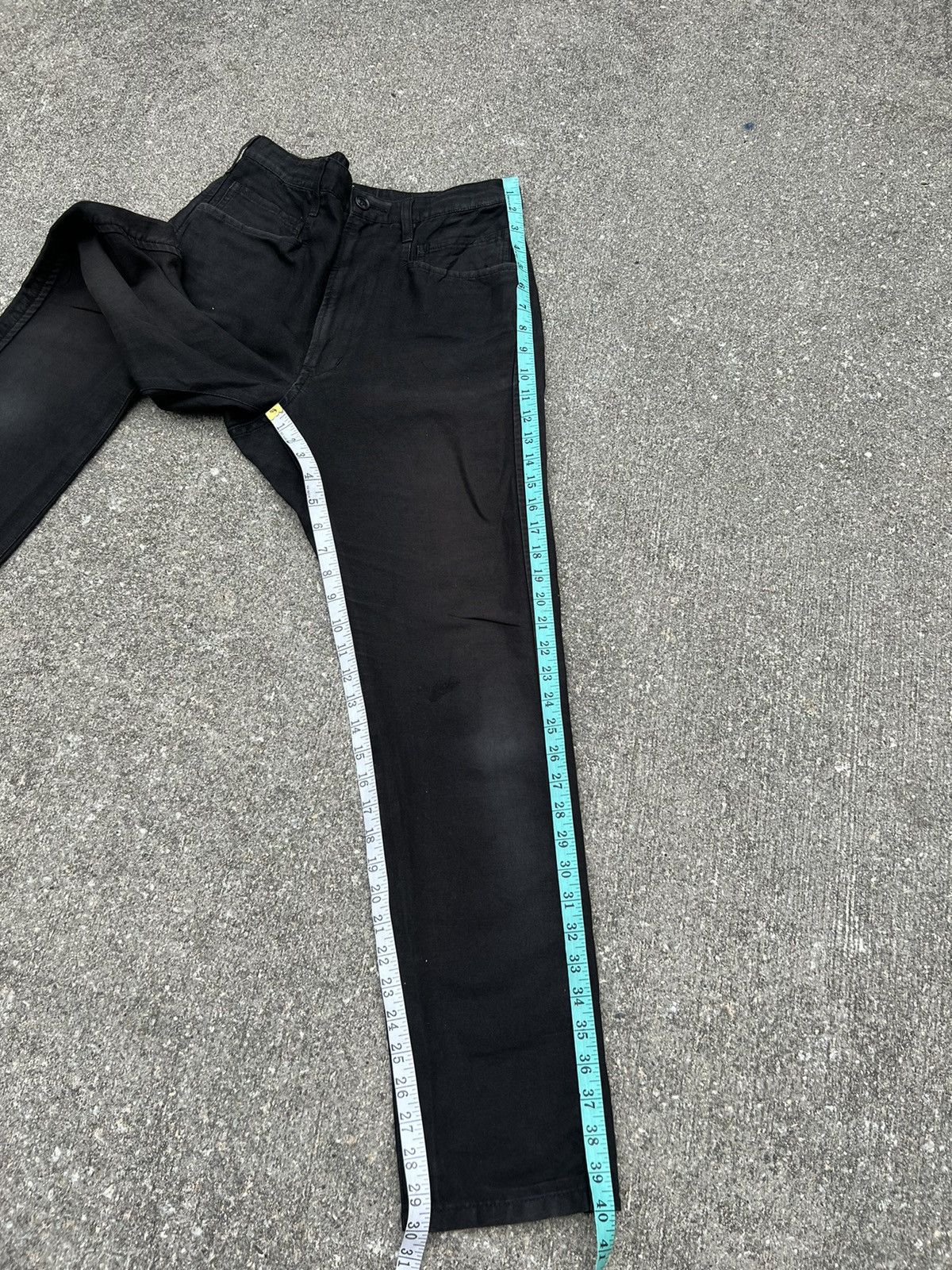 CABANE de ZUCCa VTG Cabane de Zucca Japan Sun Fade Black Linen Pant Size US 30 / EU 46 - 4 Thumbnail