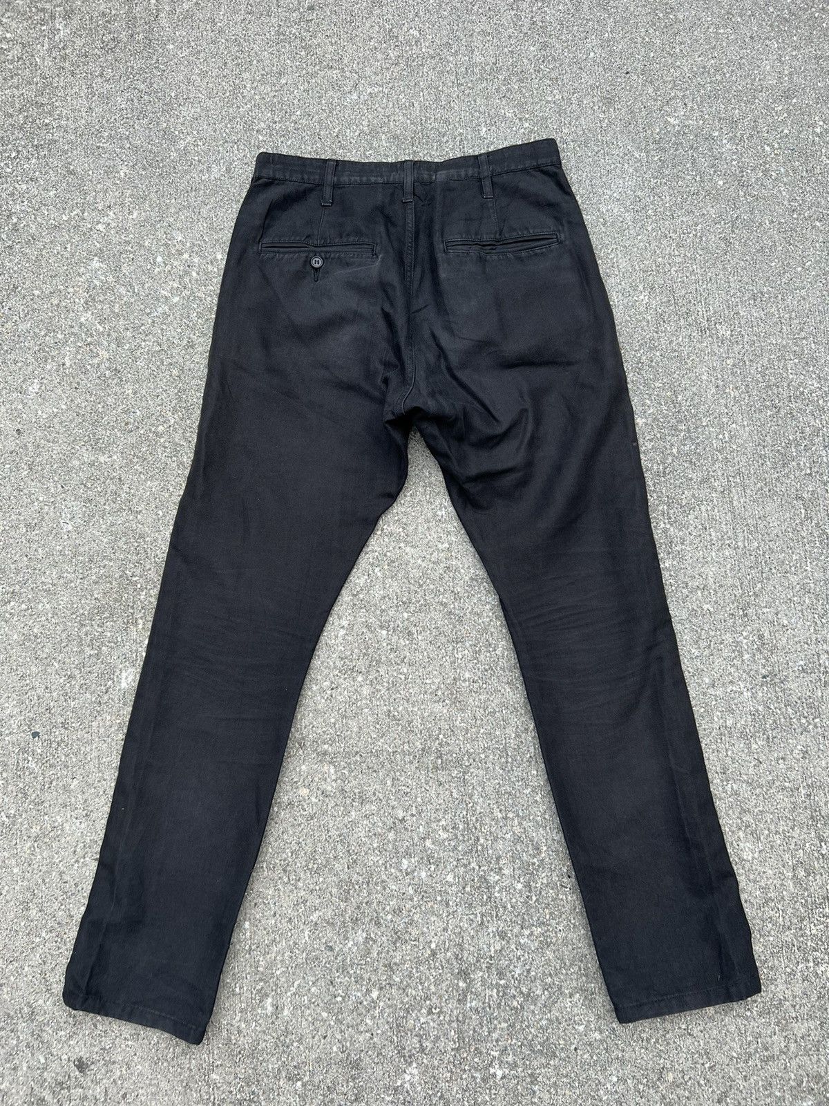 CABANE de ZUCCa VTG Cabane de Zucca Japan Sun Fade Black Linen Pant Size US 30 / EU 46 - 5 Thumbnail