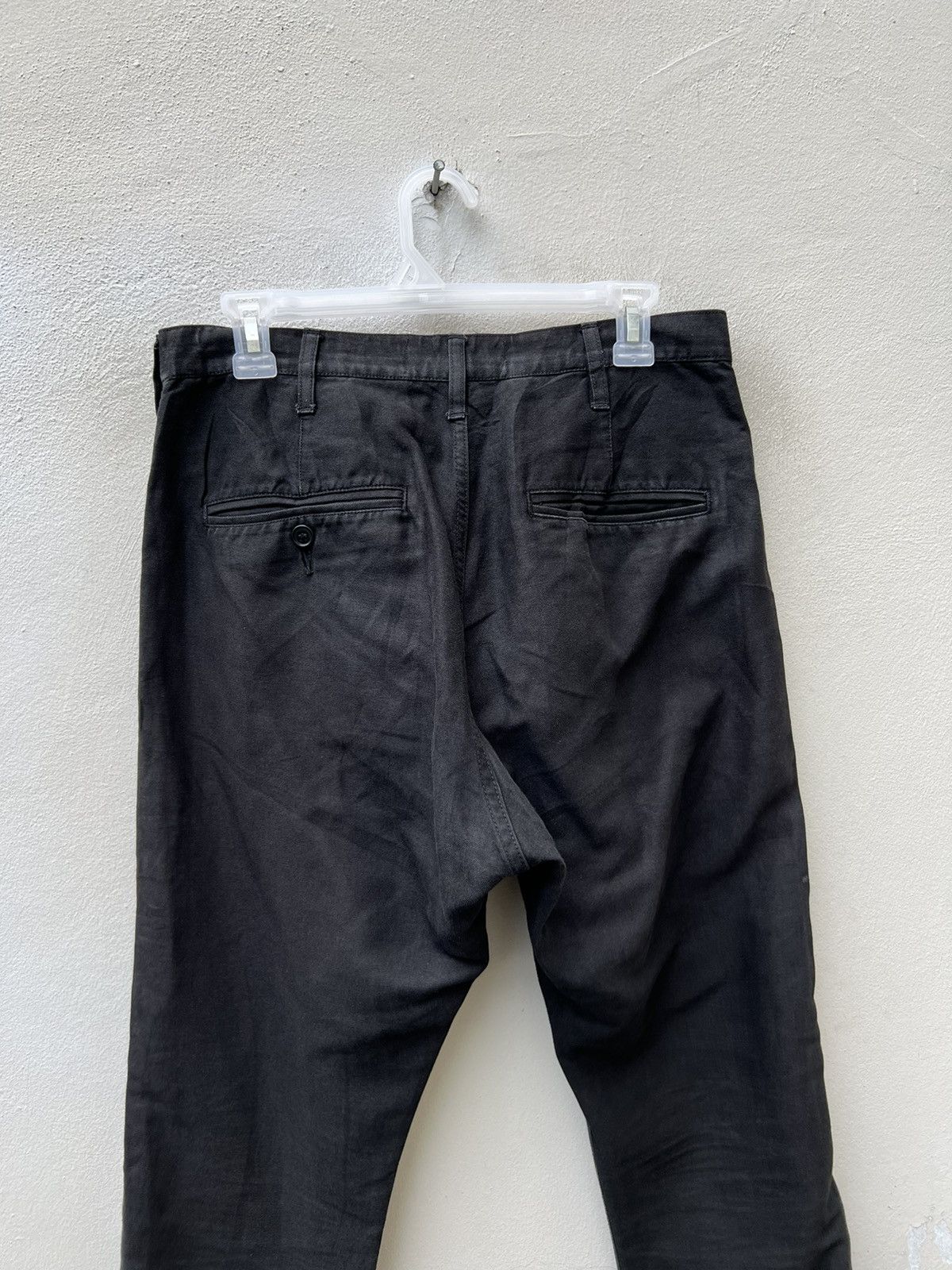 CABANE de ZUCCa VTG Cabane de Zucca Japan Sun Fade Black Linen Pant Size US 30 / EU 46 - 14 Thumbnail
