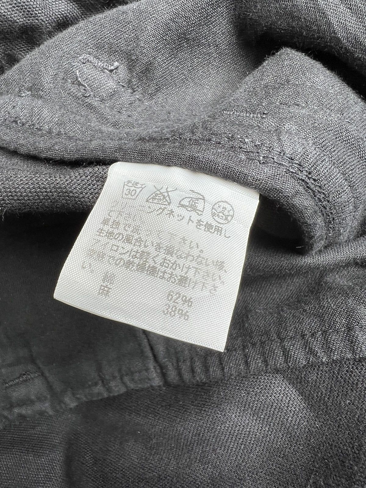 CABANE de ZUCCa VTG Cabane de Zucca Japan Sun Fade Black Linen Pant Size US 30 / EU 46 - 19 Thumbnail