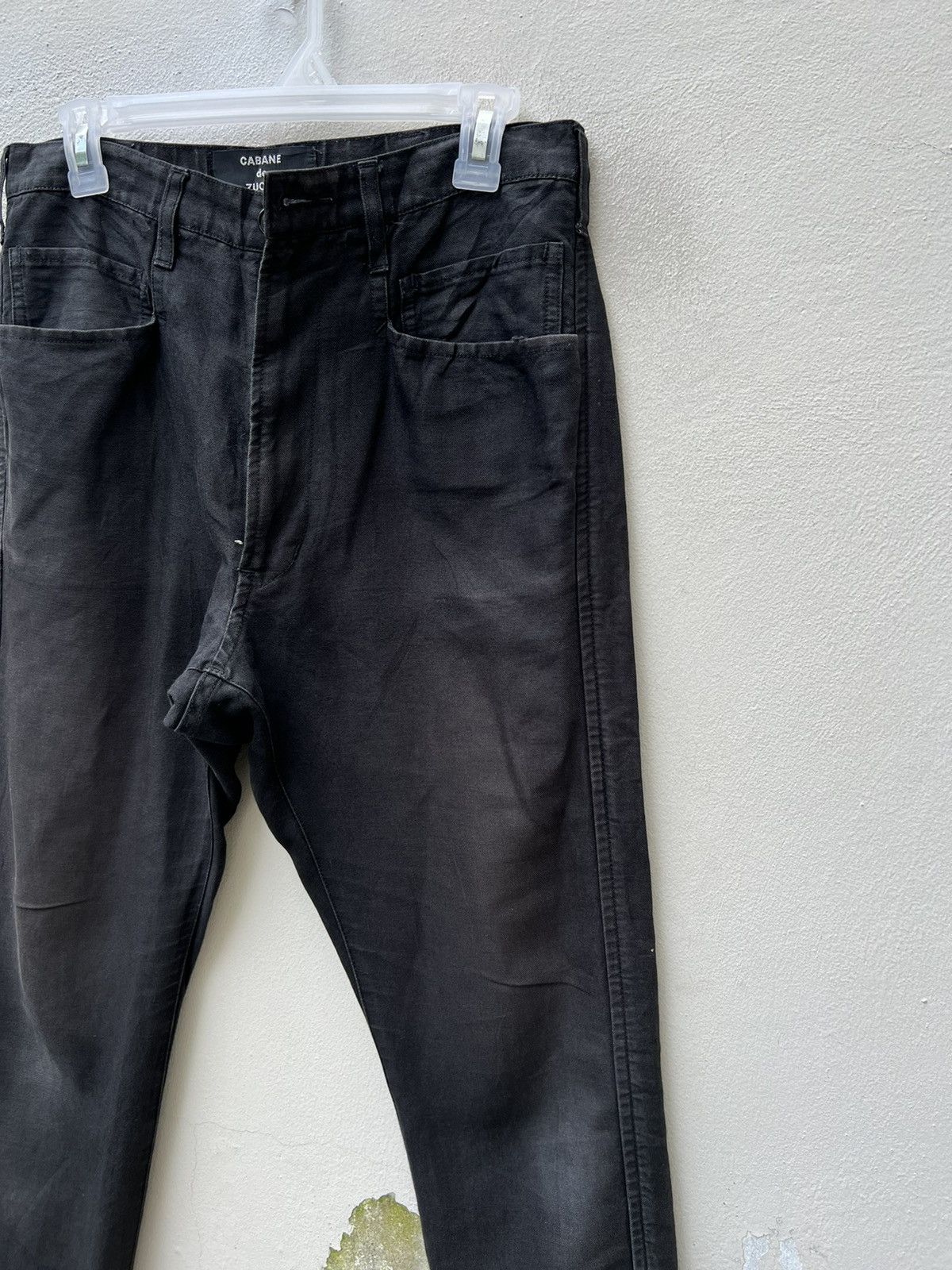 CABANE de ZUCCa VTG Cabane de Zucca Japan Sun Fade Black Linen Pant Size US 30 / EU 46 - 10 Thumbnail