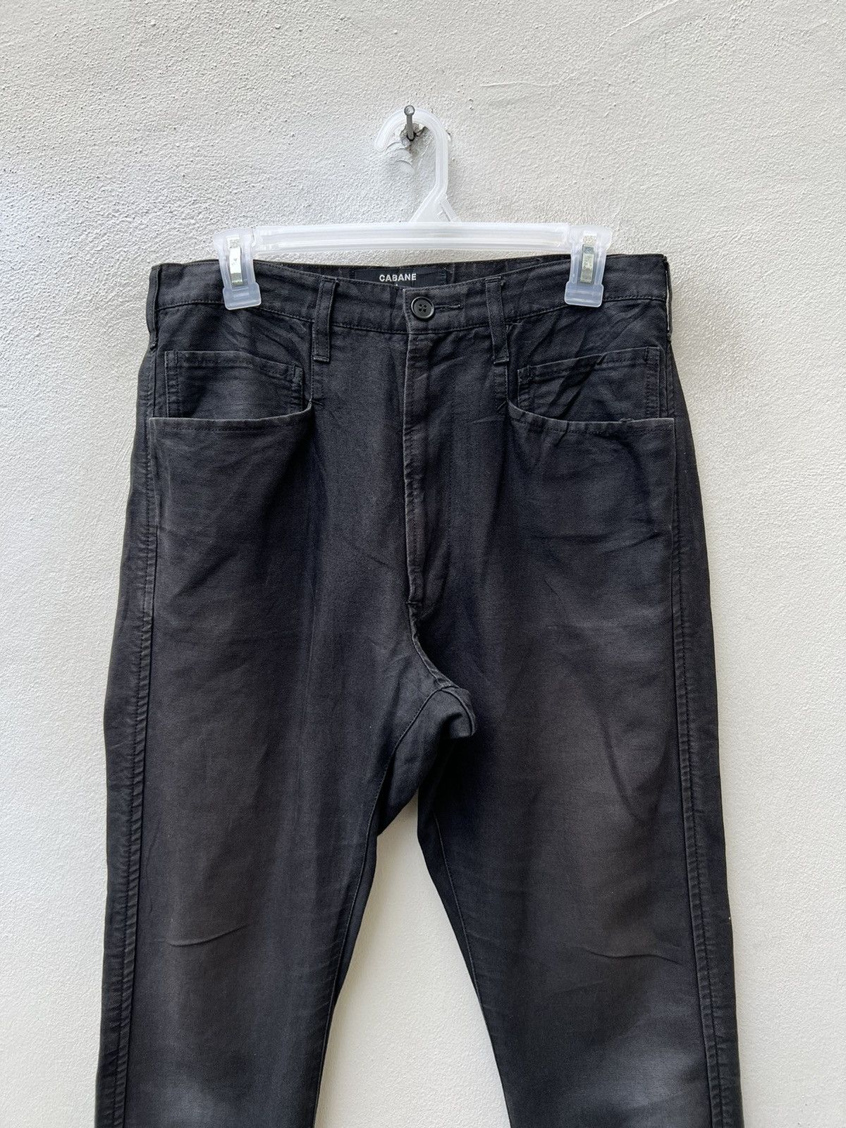 CABANE de ZUCCa VTG Cabane de Zucca Japan Sun Fade Black Linen Pant Size US 30 / EU 46 - 7 Thumbnail