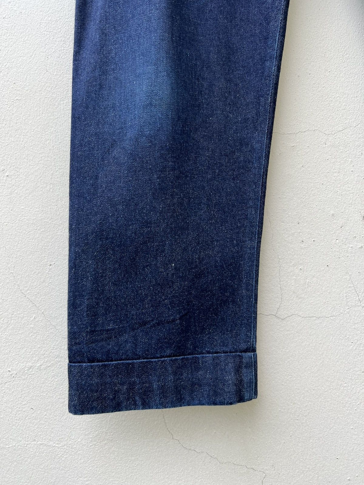 Brooklyn Tailors Brooklyn Tailors Fade Blue Gurkha Denim Trouser Cropped Pant Size US 30 / EU 46 - 11 Thumbnail