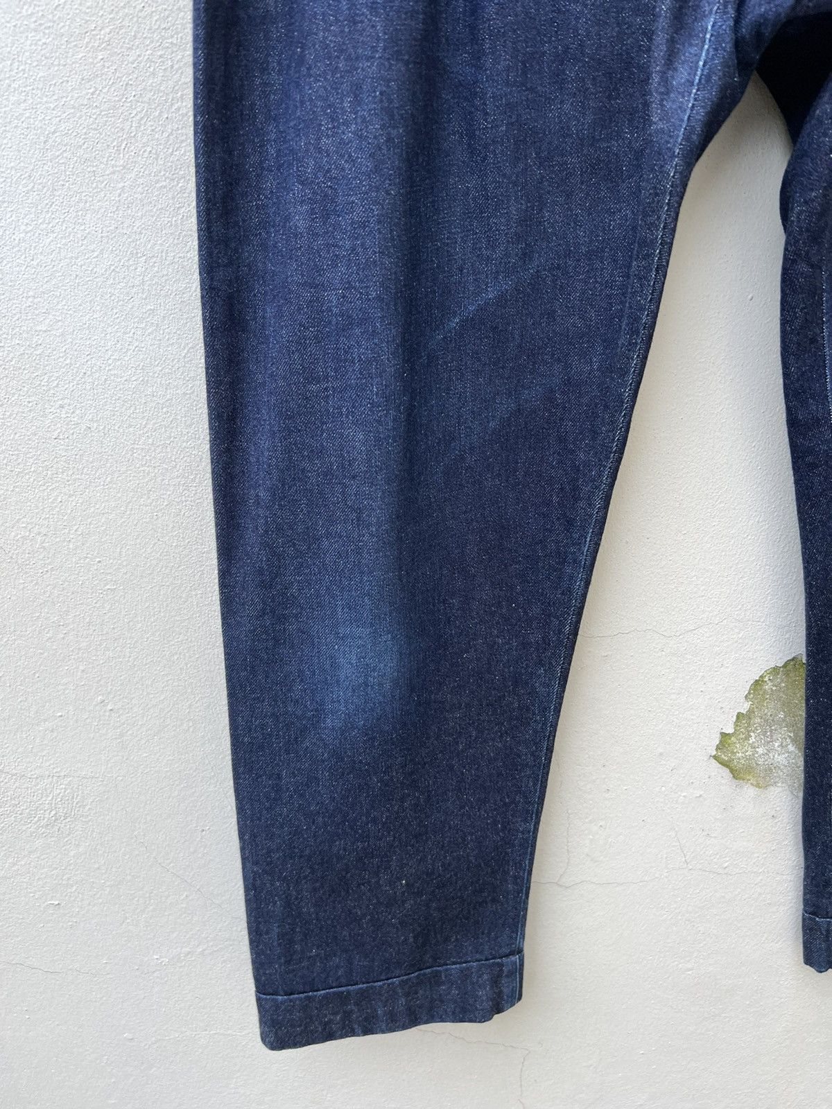 Brooklyn Tailors Brooklyn Tailors Fade Blue Gurkha Denim Trouser Cropped Pant Size US 30 / EU 46 - 10 Thumbnail