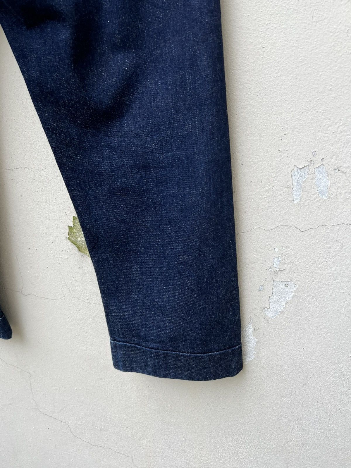 Brooklyn Tailors Brooklyn Tailors Fade Blue Gurkha Denim Trouser Cropped Pant Size US 30 / EU 46 - 18 Thumbnail