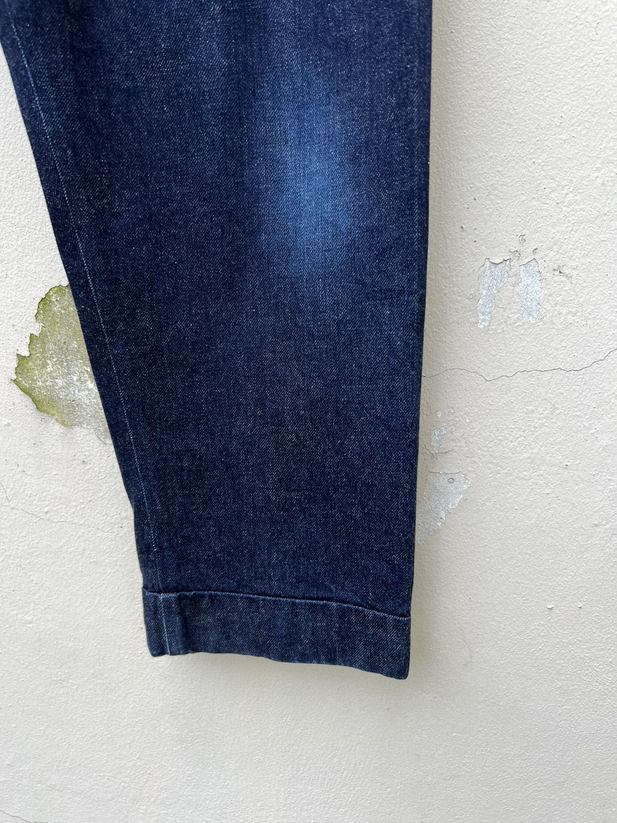 Brooklyn Tailors Brooklyn Tailors Fade Blue Gurkha Denim Trouser Cropped Pant Size US 30 / EU 46 - 13 Thumbnail