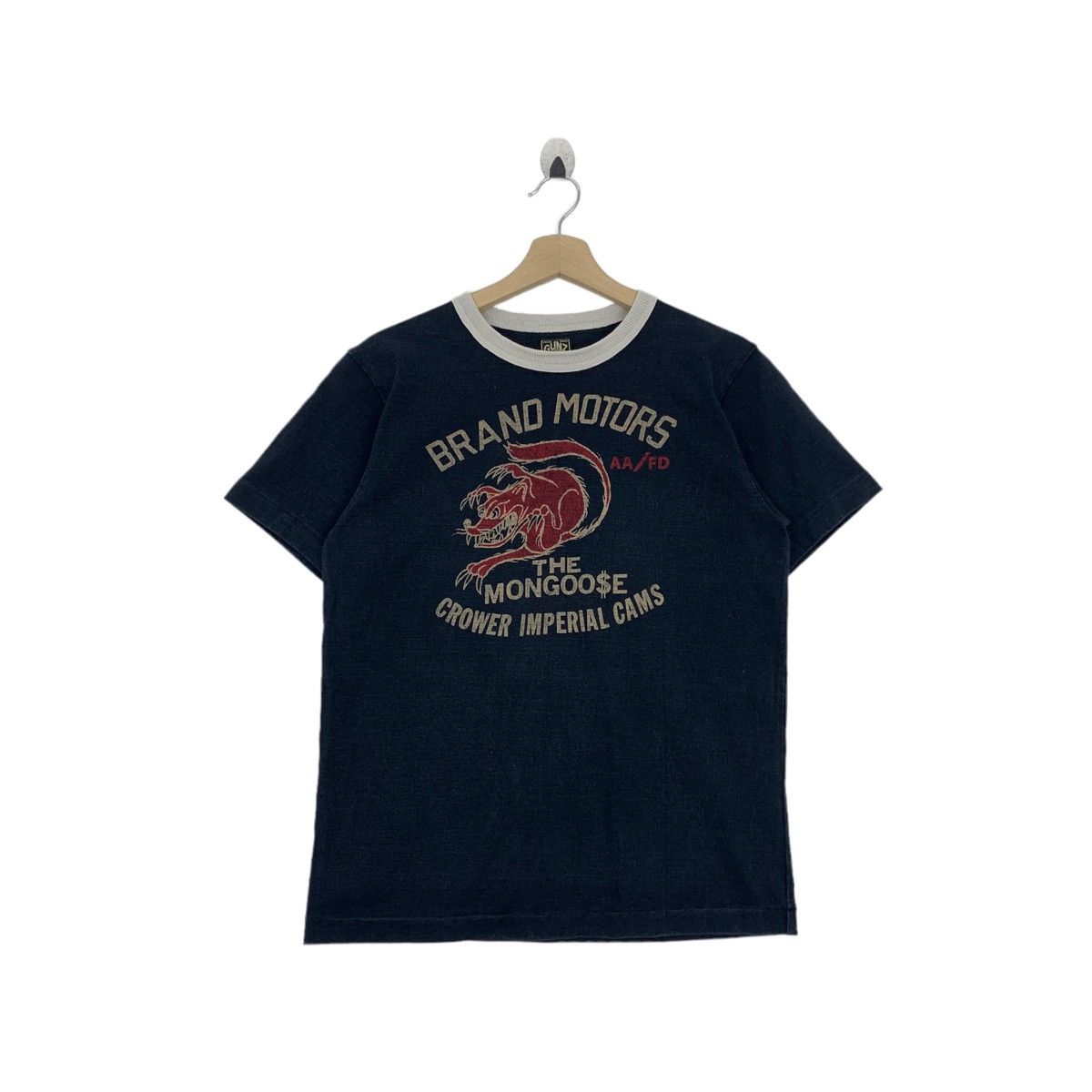 Rare!! GUNZ brand motors the mangoose spellout mens tshirt