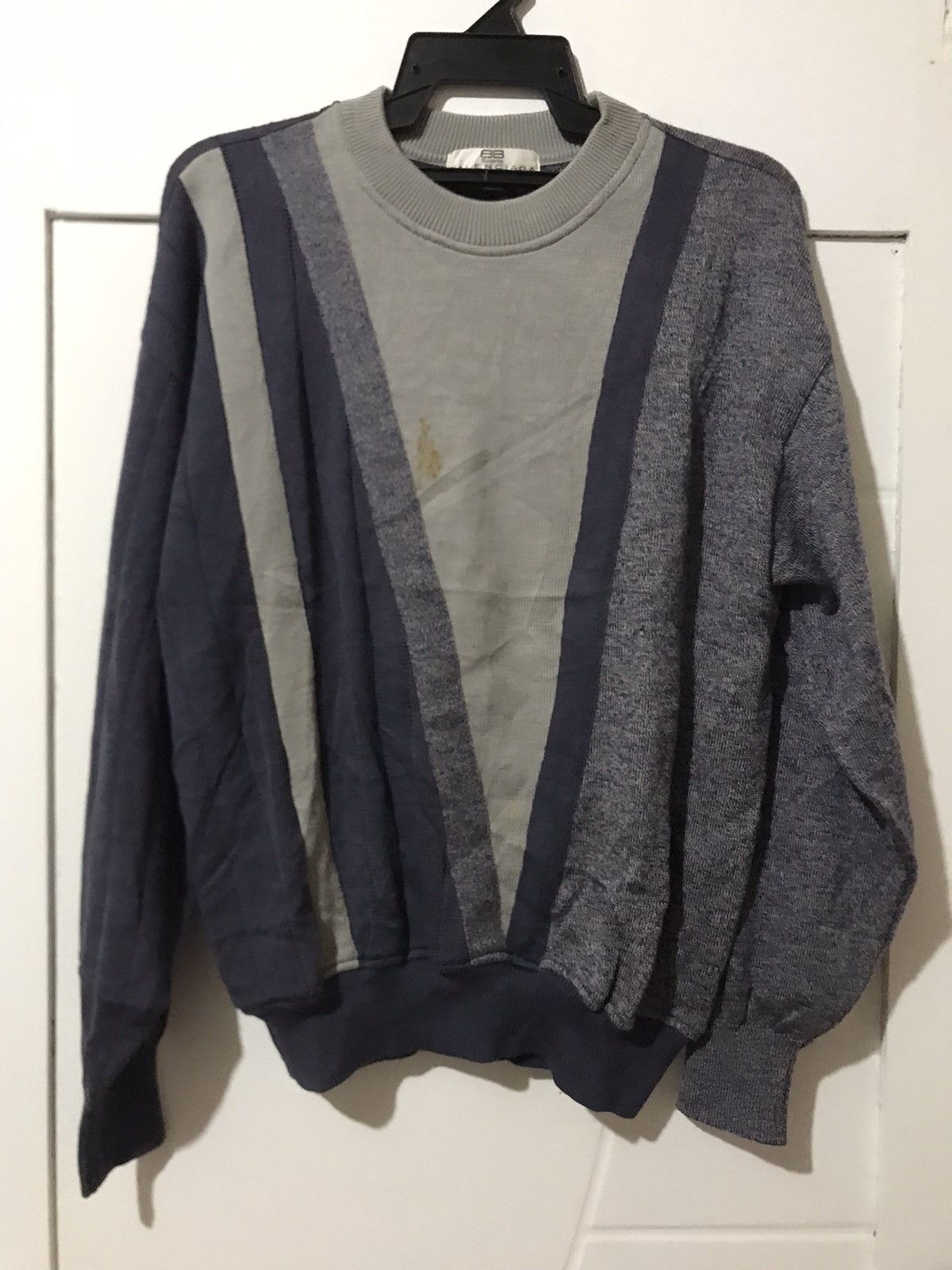 Balenciaga BALENCIAGA Multicolour Striped Logo Sweater Size US L / EU 52-54 / 3 - 1 Thumbnail