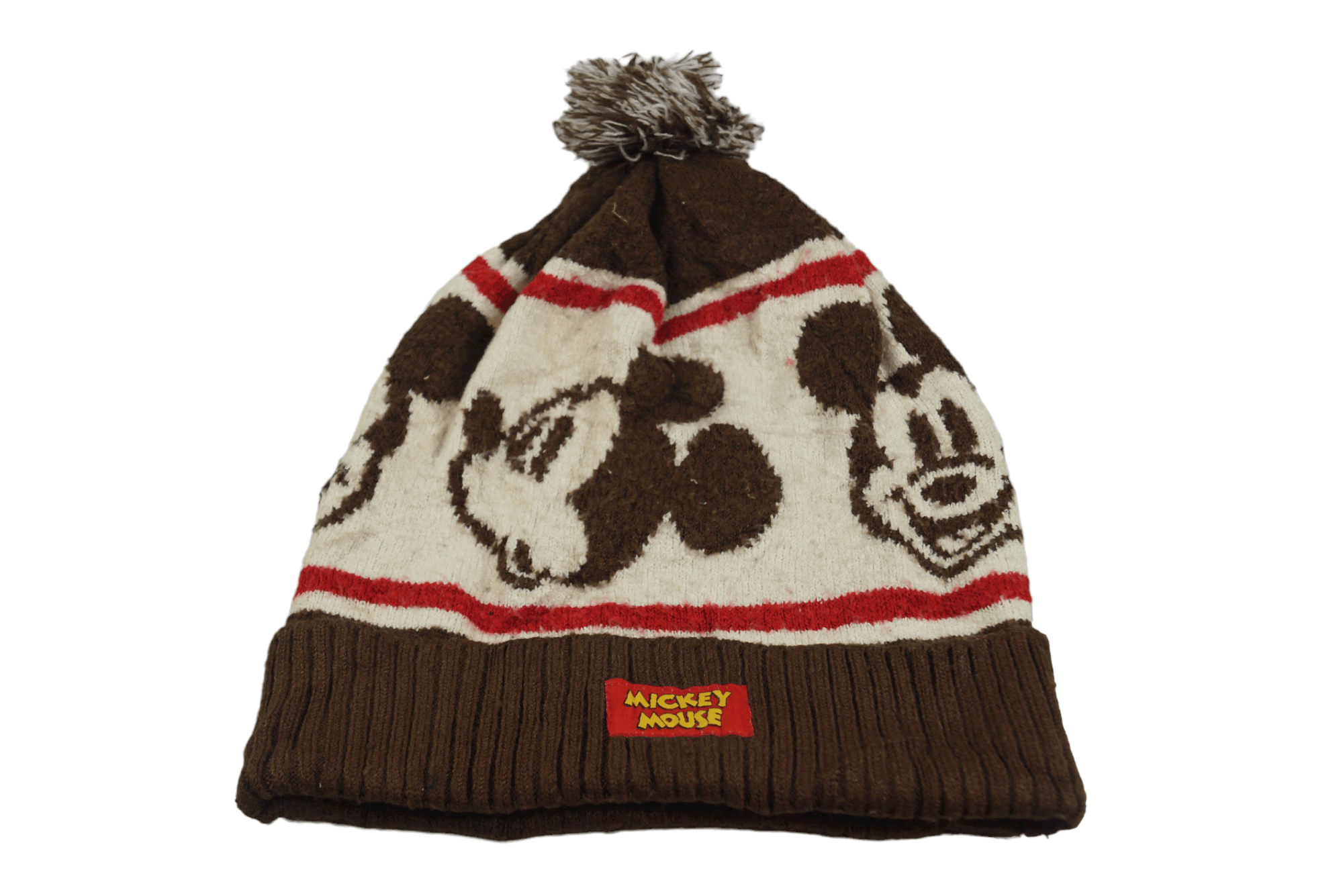 Rare!! Vintage Beanie Hat Disney Mickey Mouse Spell Out