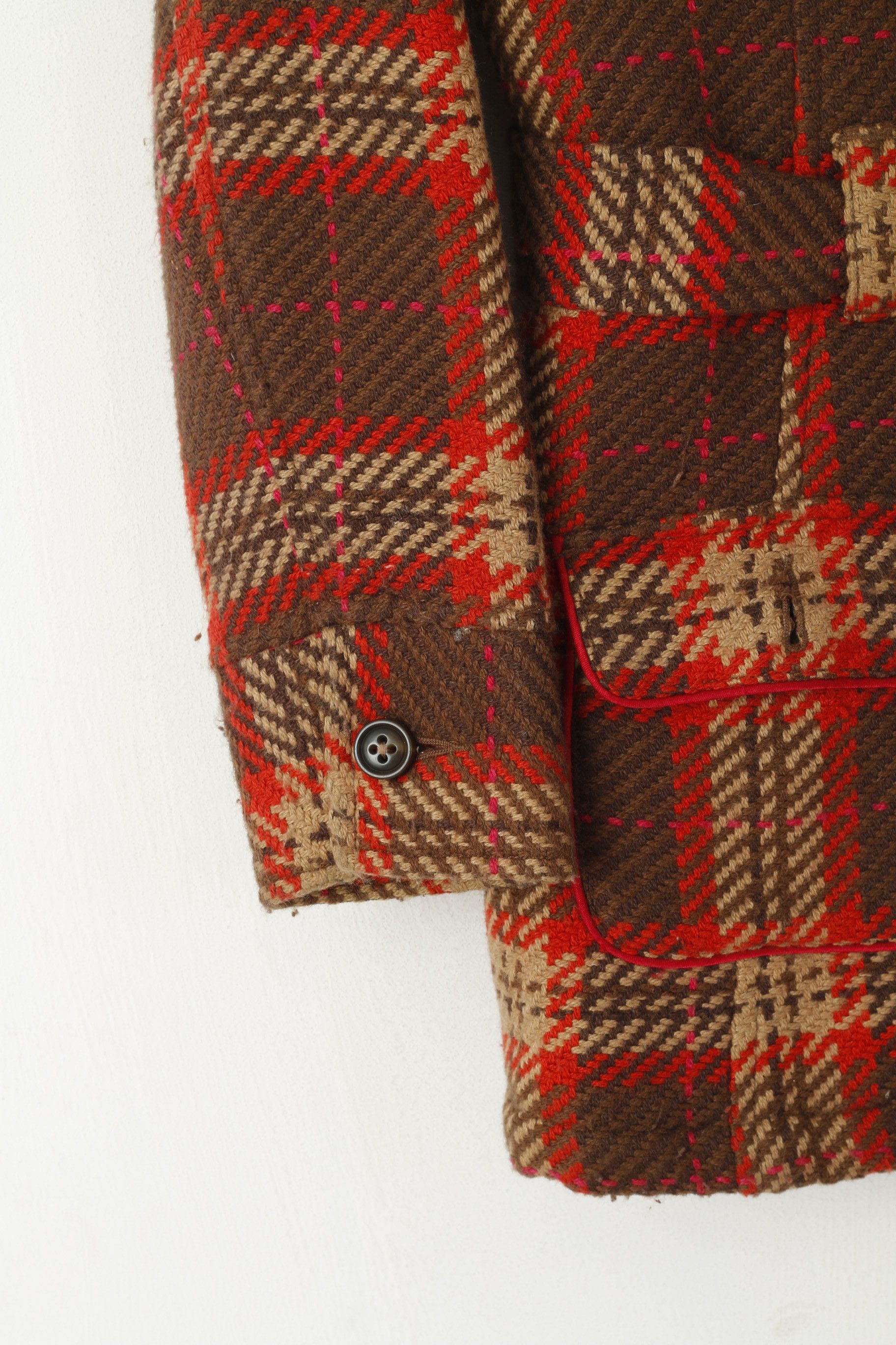 Tommy Hilfiger Tommy Hilfiger Women XS Jacket Multicolour Check 4611 Size XS / US 0-2 / IT 36-38 - 4 Thumbnail