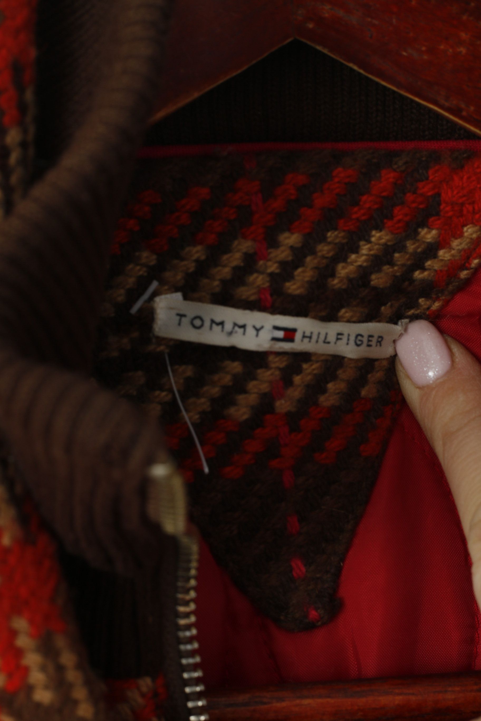 Tommy Hilfiger Tommy Hilfiger Women XS Jacket Multicolour Check 4611 Size XS / US 0-2 / IT 36-38 - 5 Thumbnail