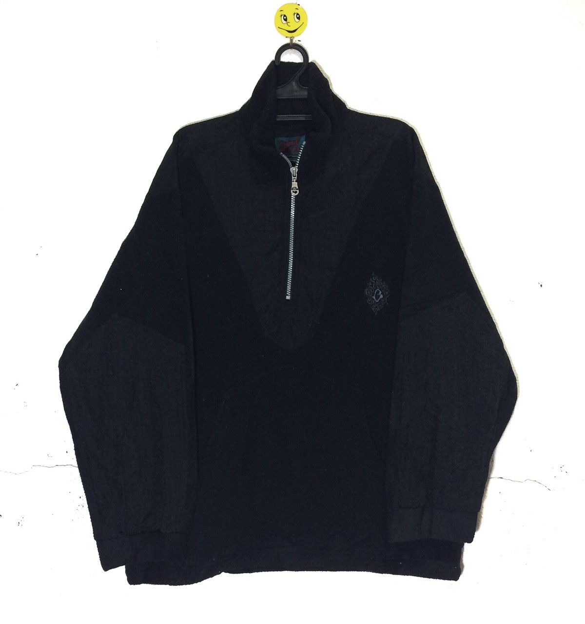 Welcome Skateboards BARREL Roll Fleece X Nylon Half Sweatshirt Pullover Jumper Size US L / EU 52-54 / 3 - 3 Thumbnail