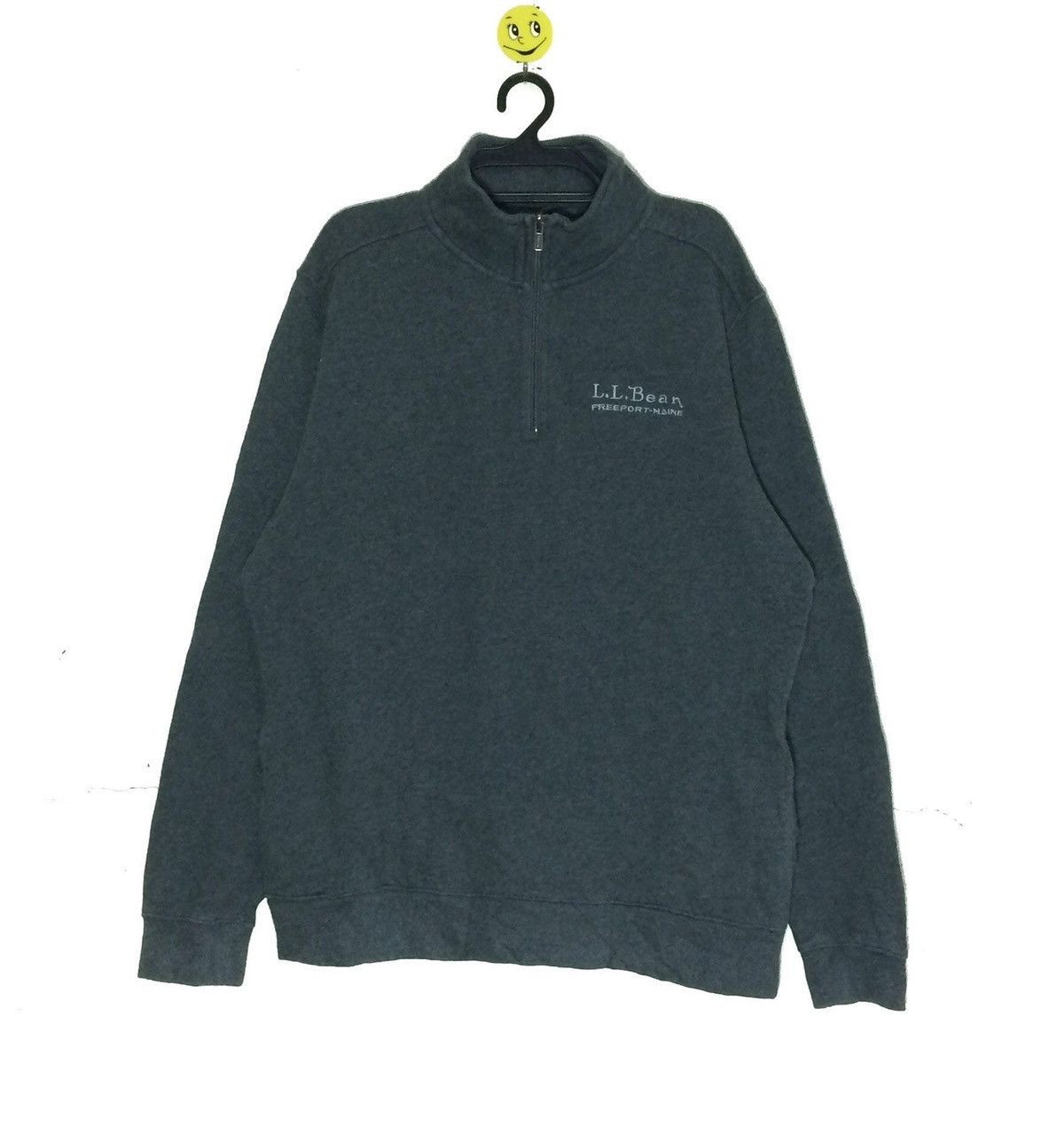 Vintage L.L.Bean 100 years Spellout Pullover Half Zipper