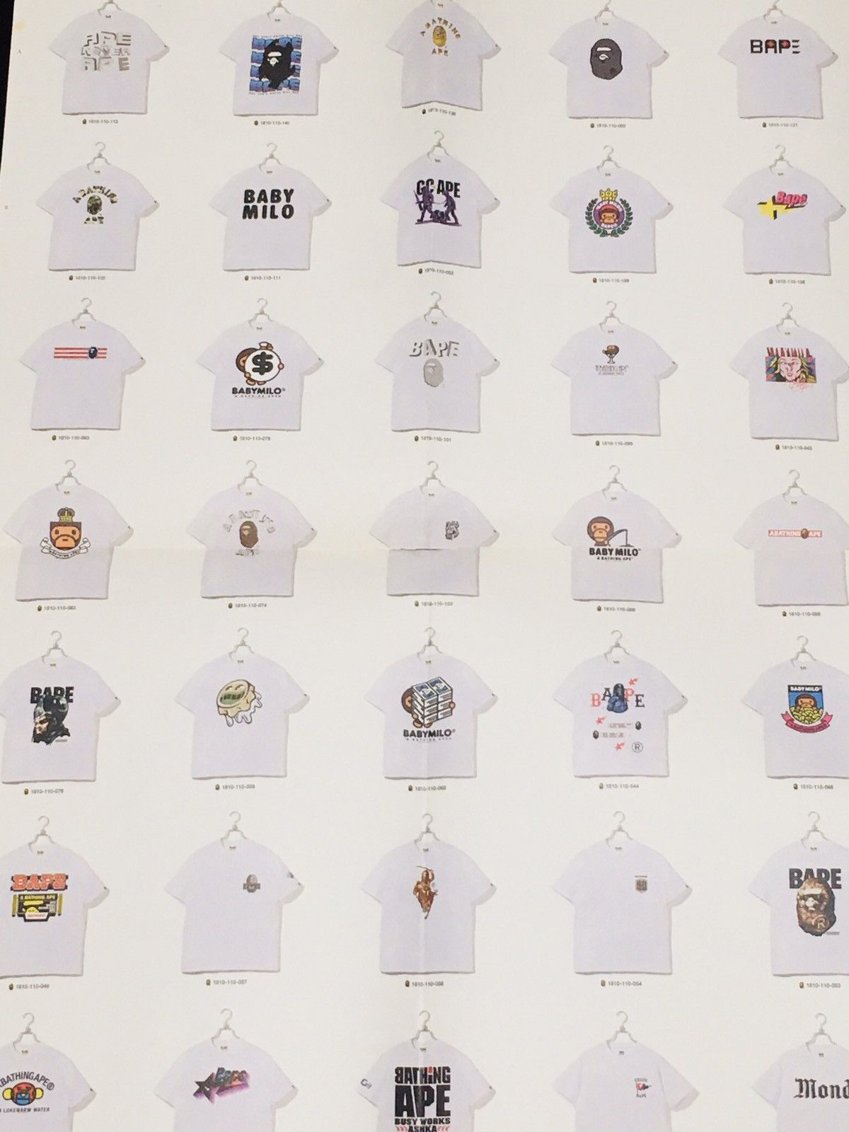 Bape BAPE Poster Tee Logo Graphics 2011 Camo A Bathing Ape Size ONE SIZE - 1 Thumbnail