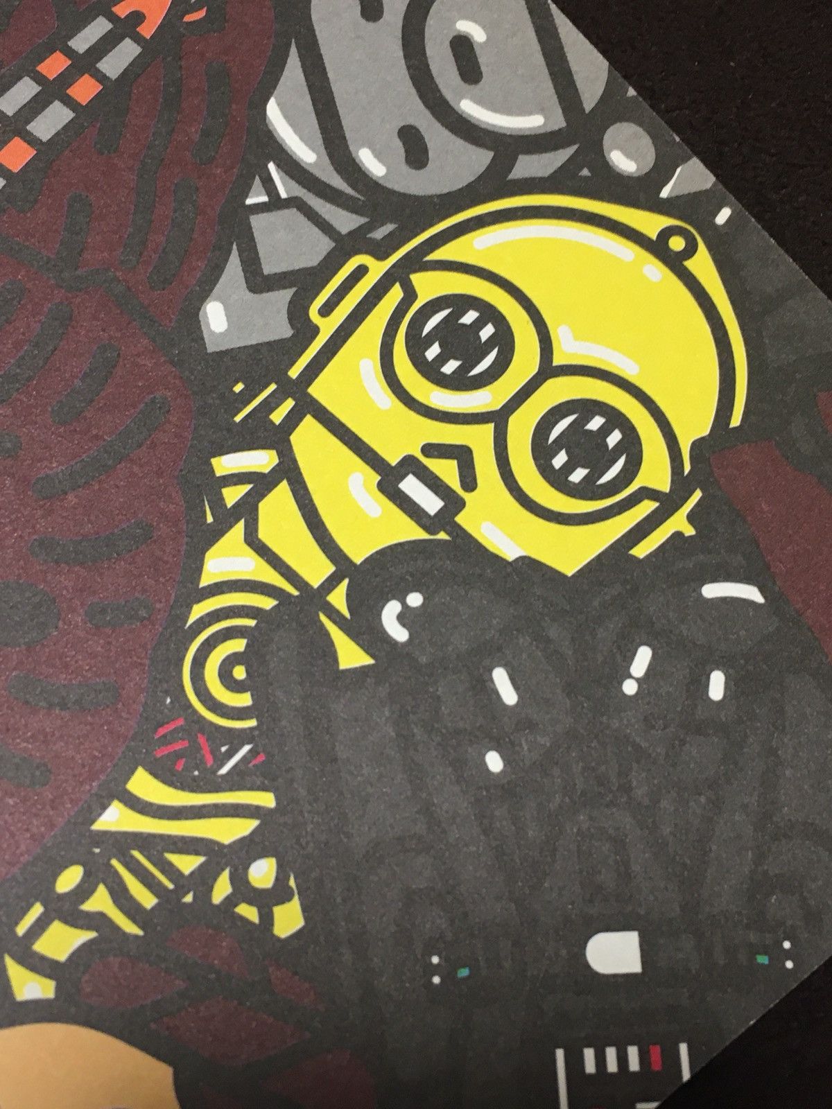 Bape × Star Wars BAPE x Star Wars Poster Baby Milo Rare Japan Promo Size ONE SIZE - 6 Thumbnail