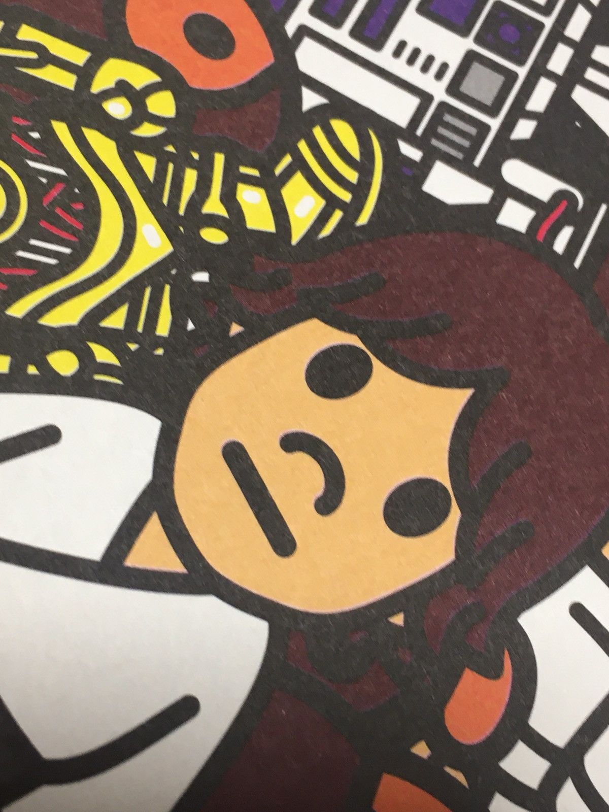 Bape × Star Wars BAPE x Star Wars Poster Baby Milo Rare Japan Promo Size ONE SIZE - 4 Thumbnail