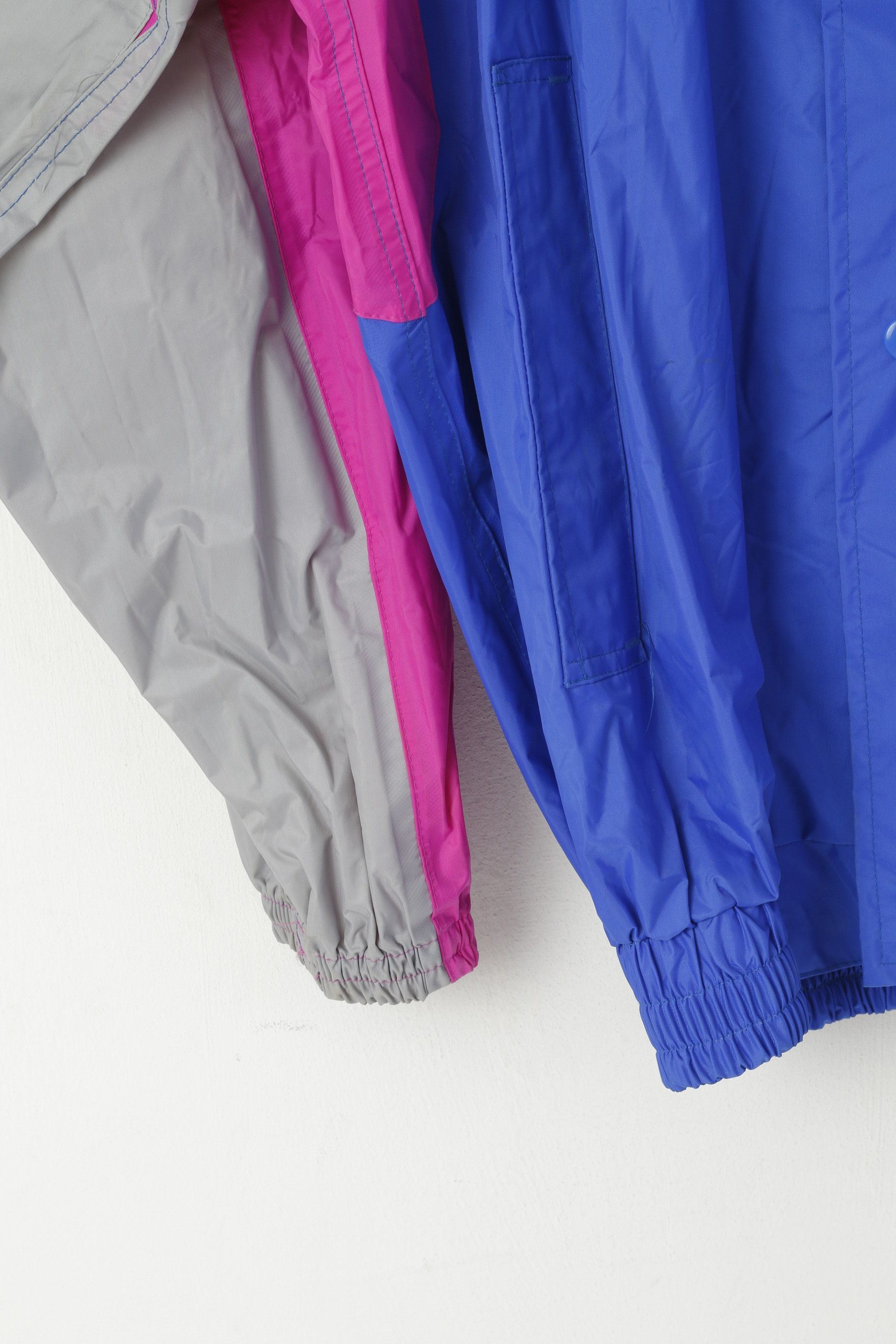 Other Vintage Men L Jacket Blue Nylon Hooded Rainproof 1626 Size US L / EU 52-54 / 3 - 3 Thumbnail