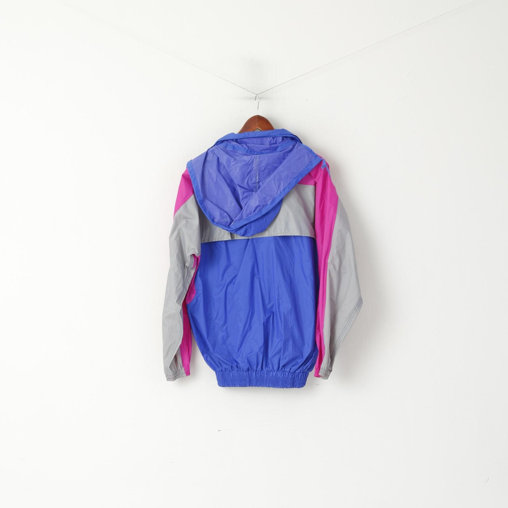 Other Vintage Men L Jacket Blue Nylon Hooded Rainproof 1626 Size US L / EU 52-54 / 3 - 5 Thumbnail