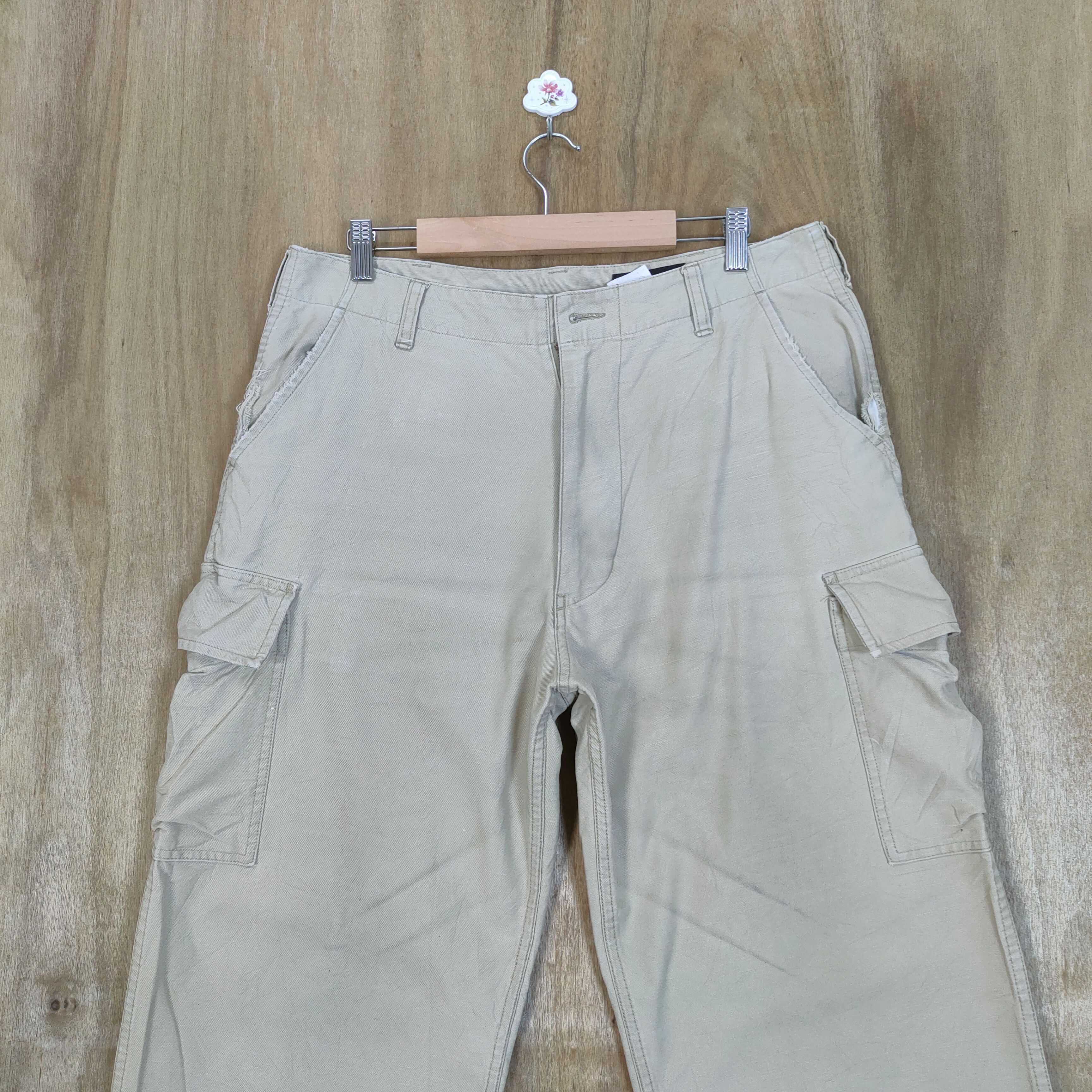 Eddie Bauer × Japanese Brand EDDIE BAUER BAGGY CARGO PANTS 33×30 Size US 33 - 2 Thumbnail