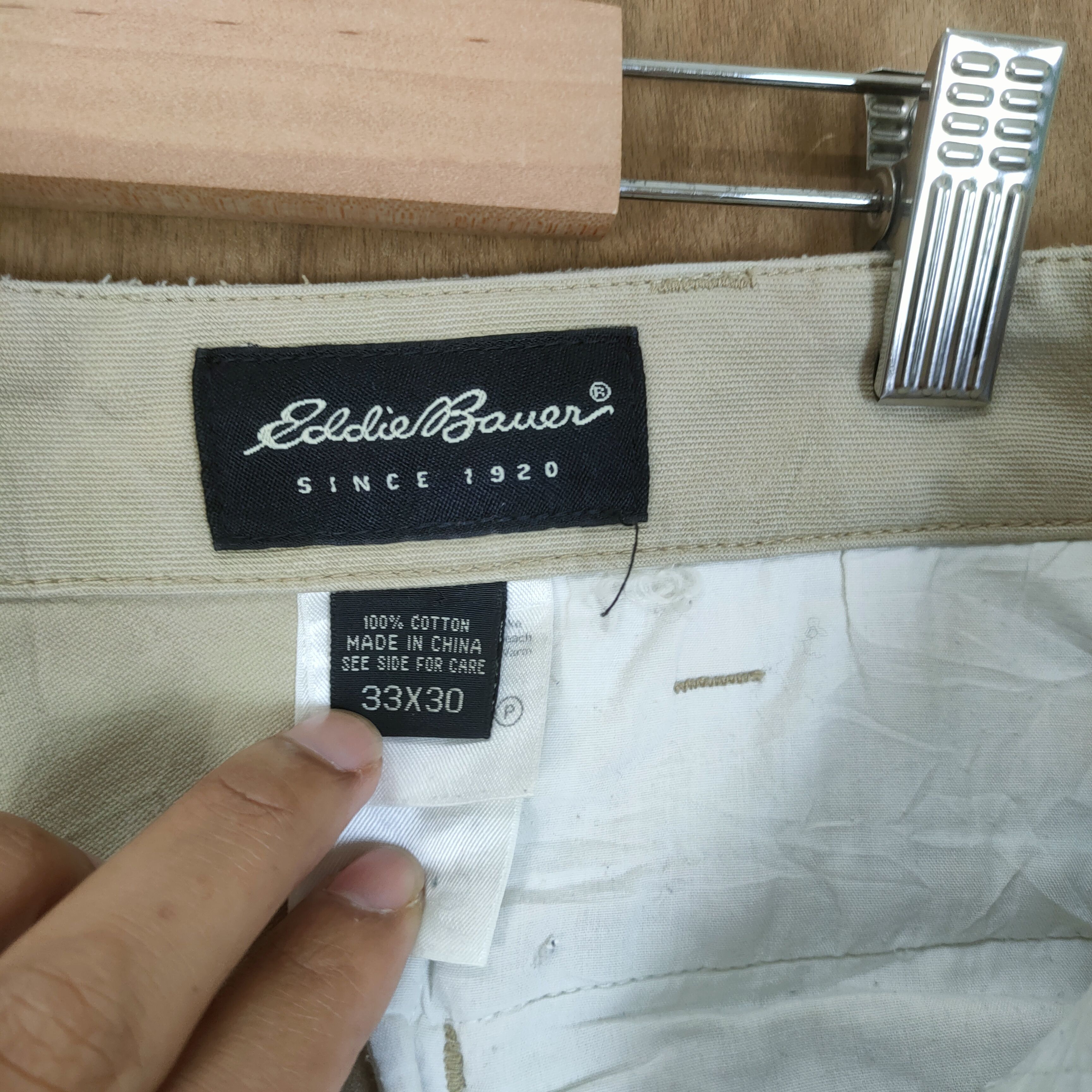Eddie Bauer × Japanese Brand EDDIE BAUER BAGGY CARGO PANTS 33×30 Size US 33 - 16 Thumbnail