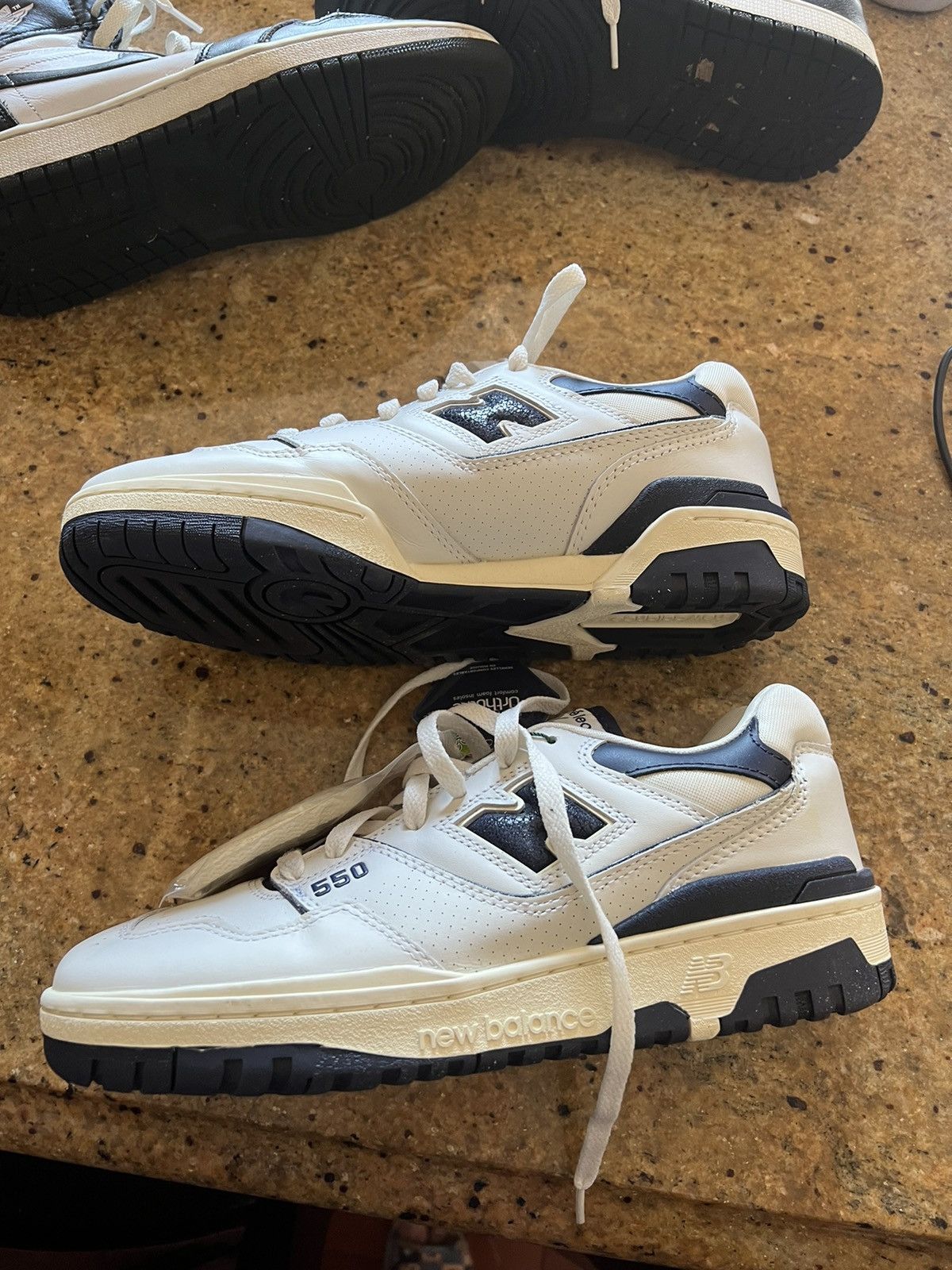 Aime Leon Dore × New Balance Aime Leon Dore New Balance 550 Navy size 9 Size US 9 / EU 42 - 1 Thumbnail