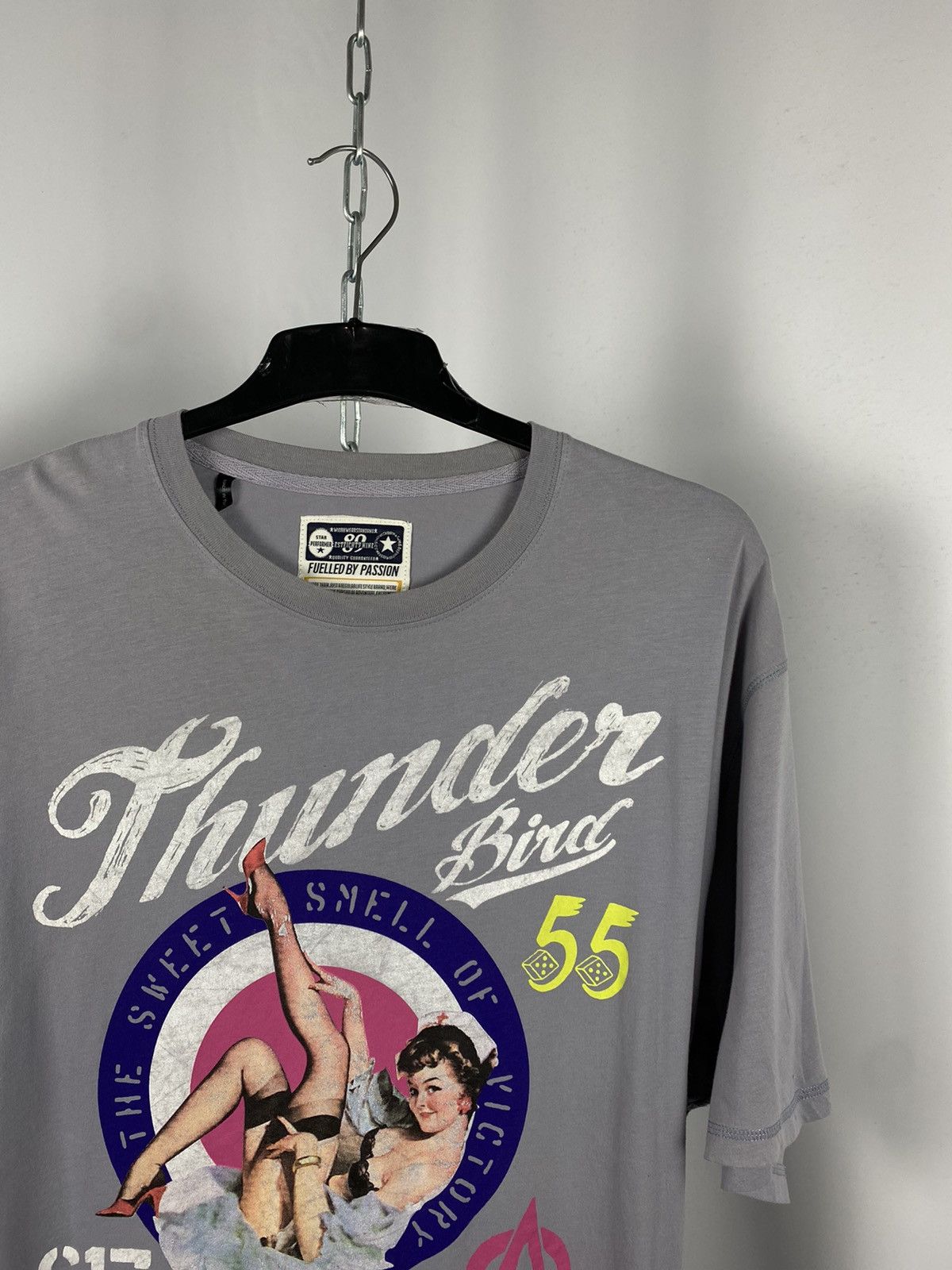 Vintage Thurder tee T-shirts vintage size 3XL Size US XXL / EU 58 / 5 - 2 Thumbnail