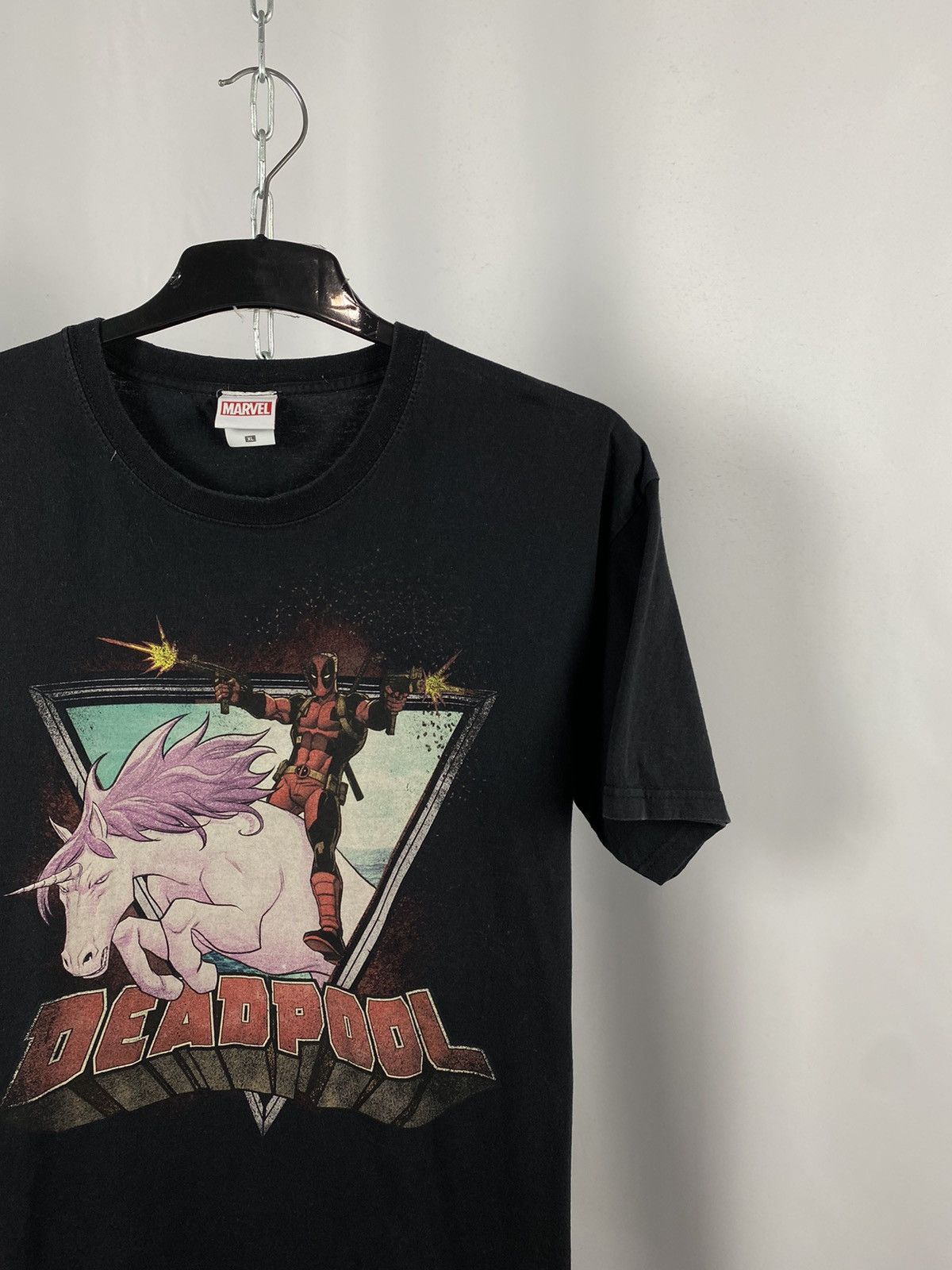 Marvel Comics Deadpool Dc comics marvel big logo vintage size XL Size US L / EU 52-54 / 3 - 2 Thumbnail