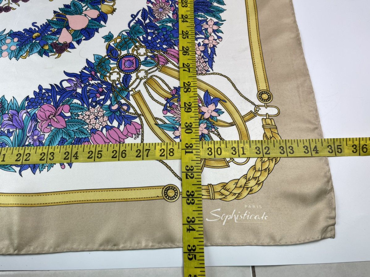Vintage SOPHISTICATO PARIS SILK SCARF Size ONE SIZE - 7 Thumbnail