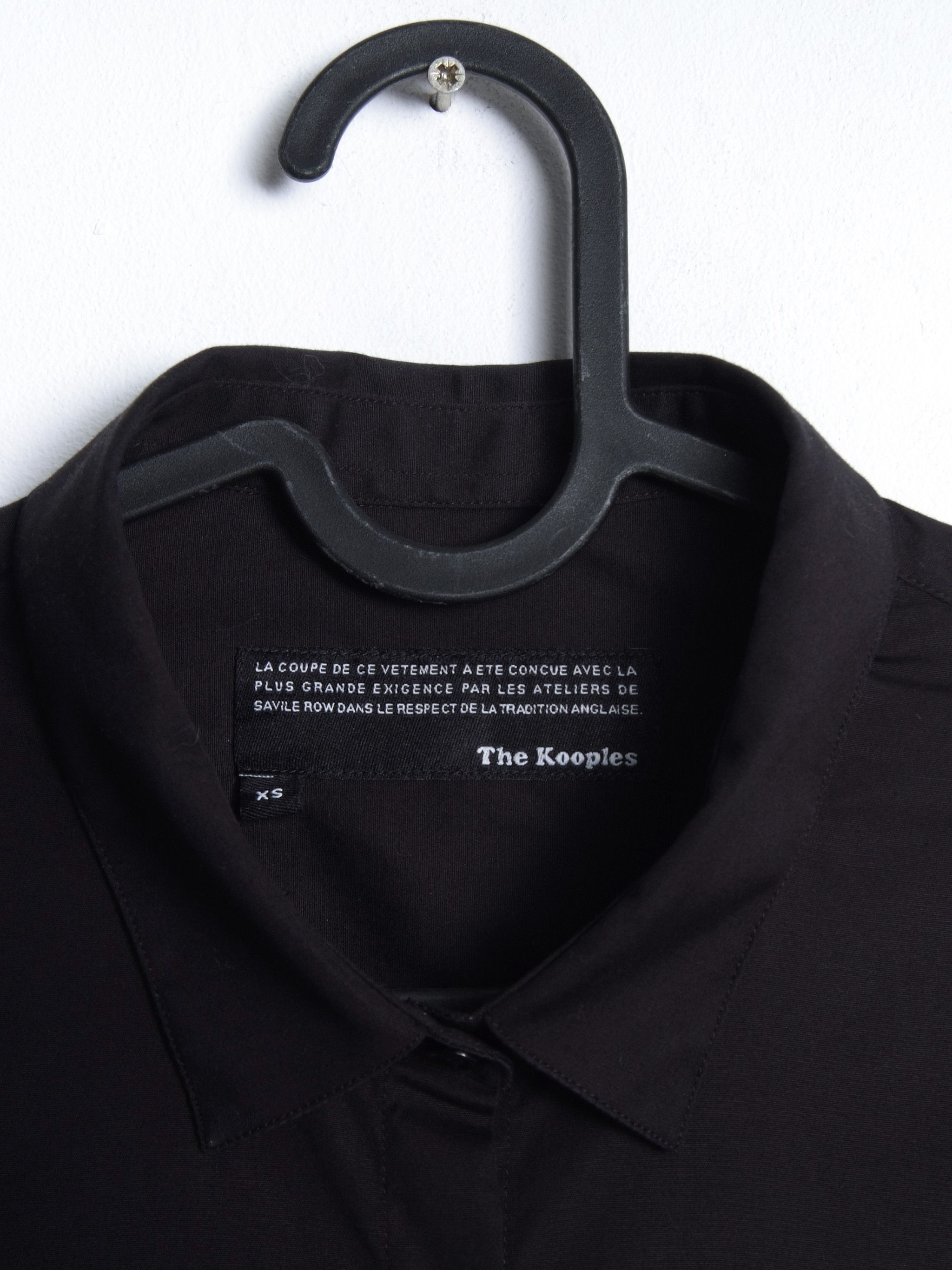 The Kooples The Kooples Slim Fit Cotton Long Sleeve Shirt Black Size XS / US 0-2 / IT 36-38 - 3 Thumbnail