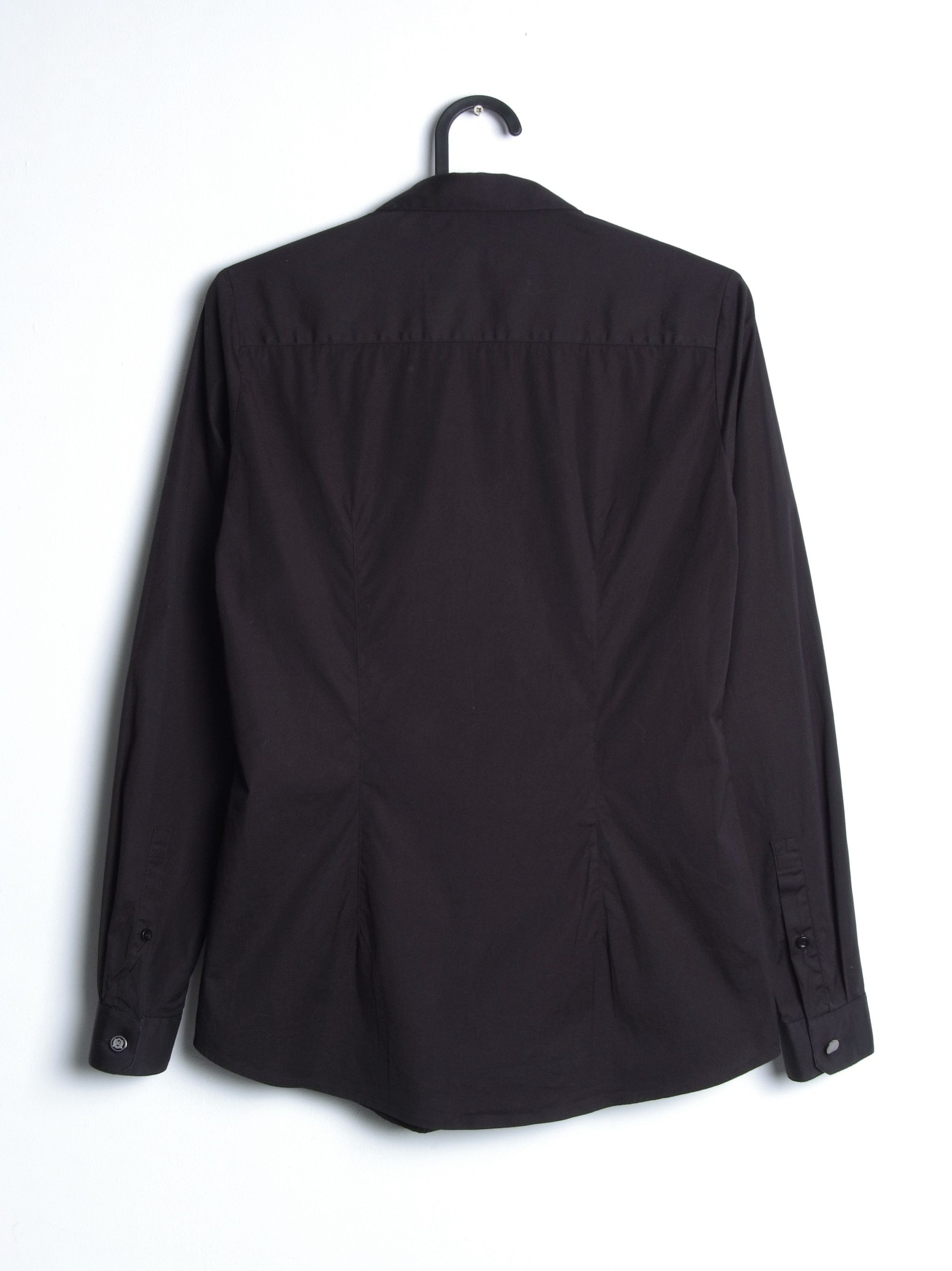 The Kooples The Kooples Slim Fit Cotton Long Sleeve Shirt Black Size XS / US 0-2 / IT 36-38 - 4 Thumbnail