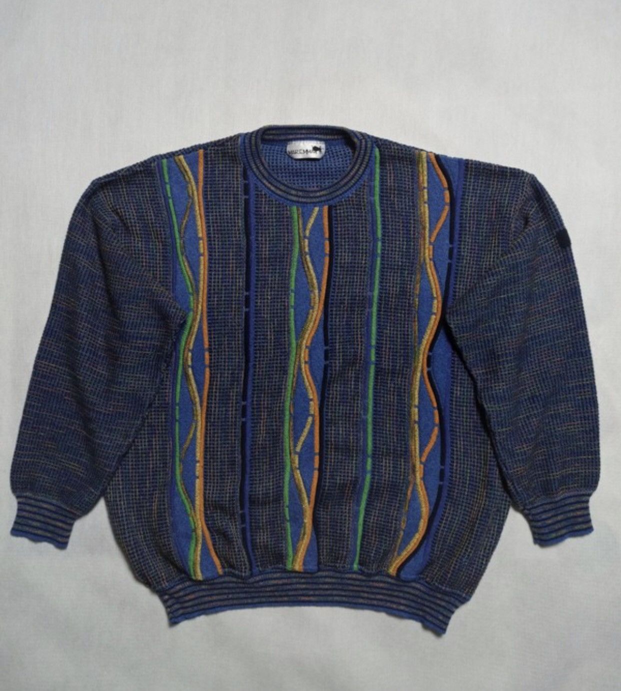 Coogi Vintage Cable knit biggie Sweater Biggie XL | Grailed