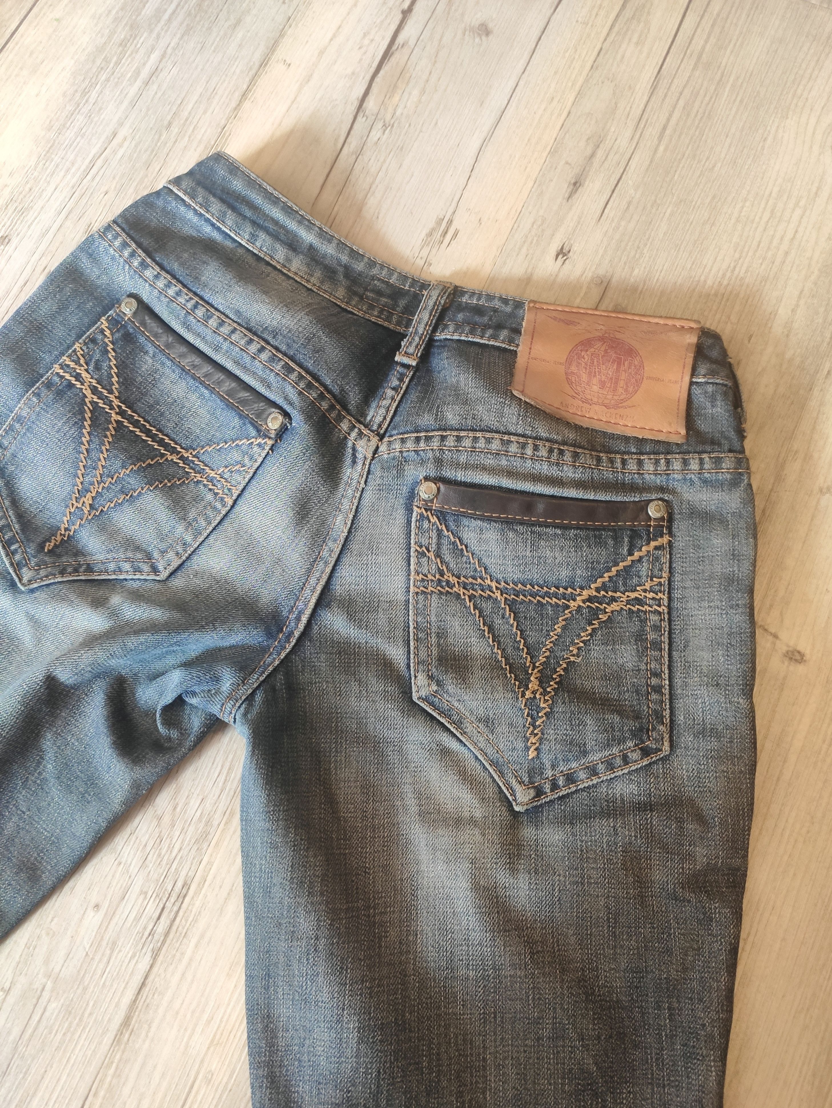 Andrew Mackenzie Y2K 2000's biker jeans.Like Jean-Paul Gaultier or Balmain Size 26" / US 2 / IT 38 - 4 Thumbnail