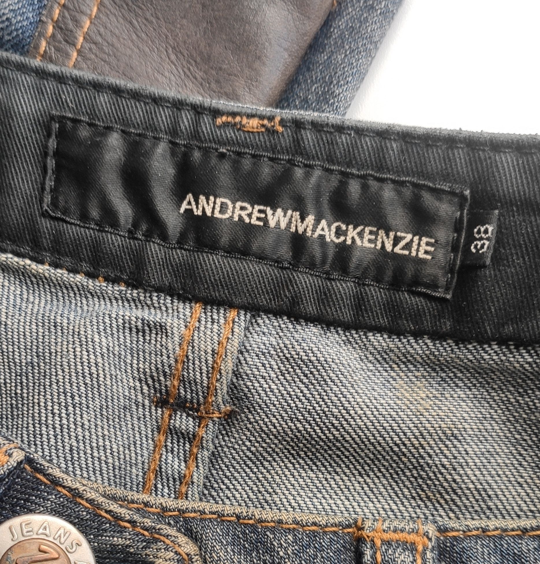 Andrew Mackenzie Y2K 2000's biker jeans.Like Jean-Paul Gaultier or Balmain Size 26" / US 2 / IT 38 - 5 Thumbnail
