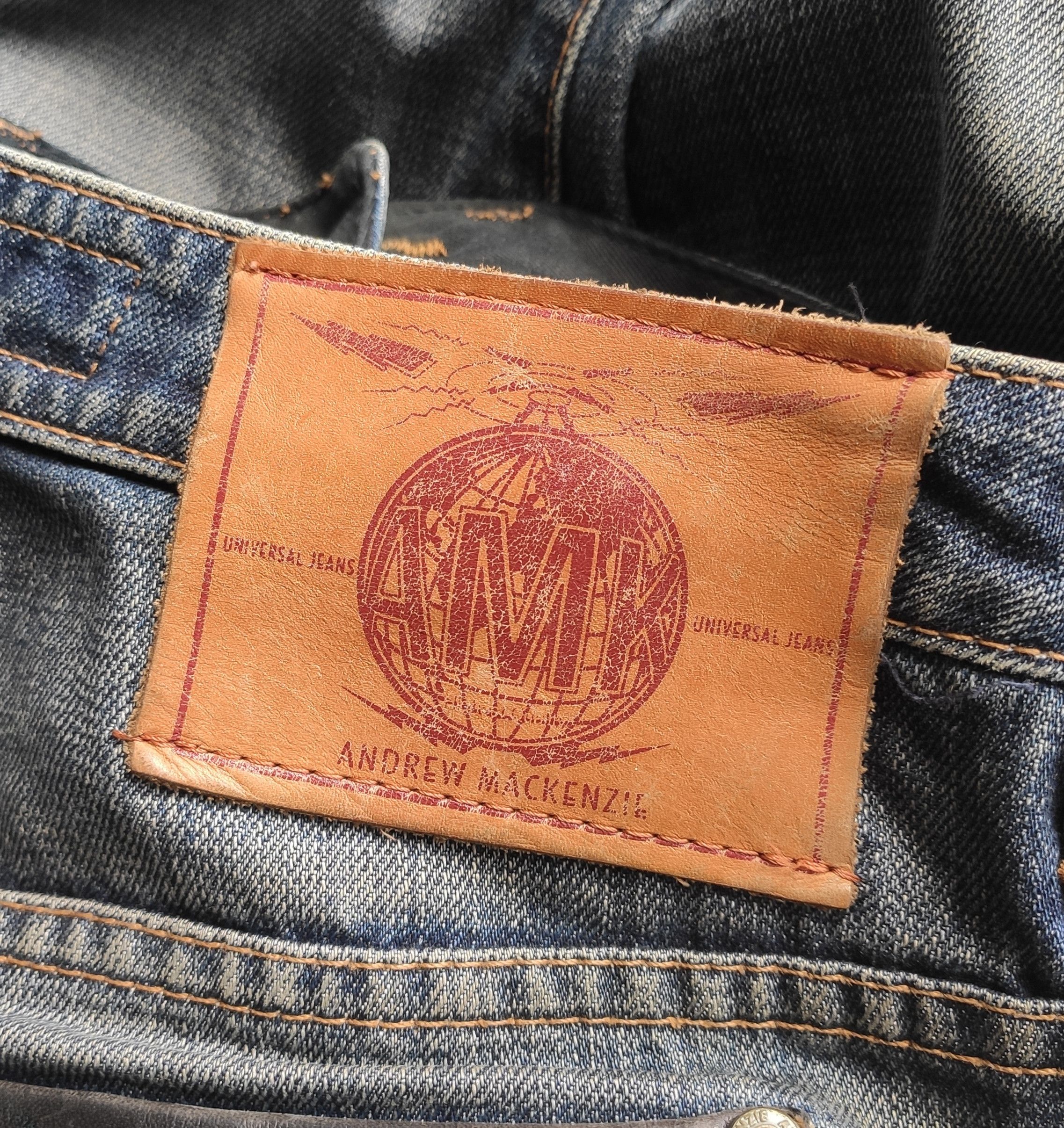 Andrew Mackenzie Y2K 2000's biker jeans.Like Jean-Paul Gaultier or Balmain Size 26" / US 2 / IT 38 - 7 Thumbnail
