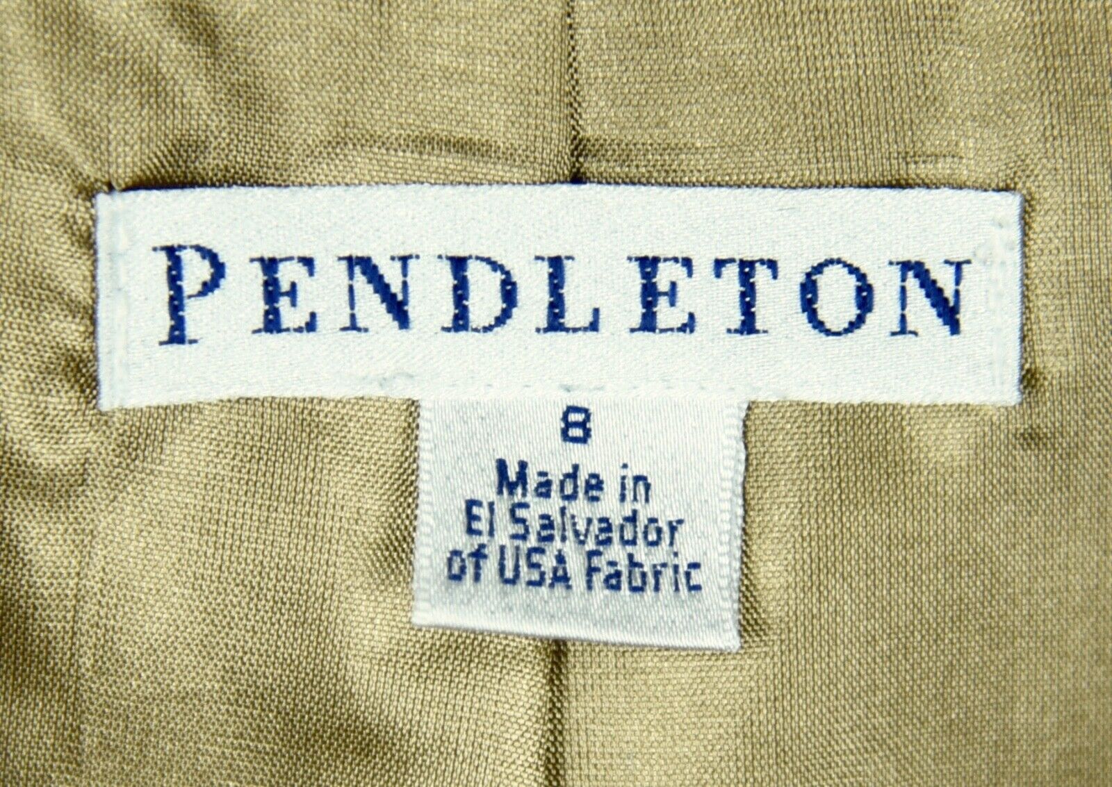 Pendleton US 8 Wool UK 12 Brown Suit Jacket Coat Tan Sport VTG Size M / US 6-8 / IT 42-44 - 4 Thumbnail